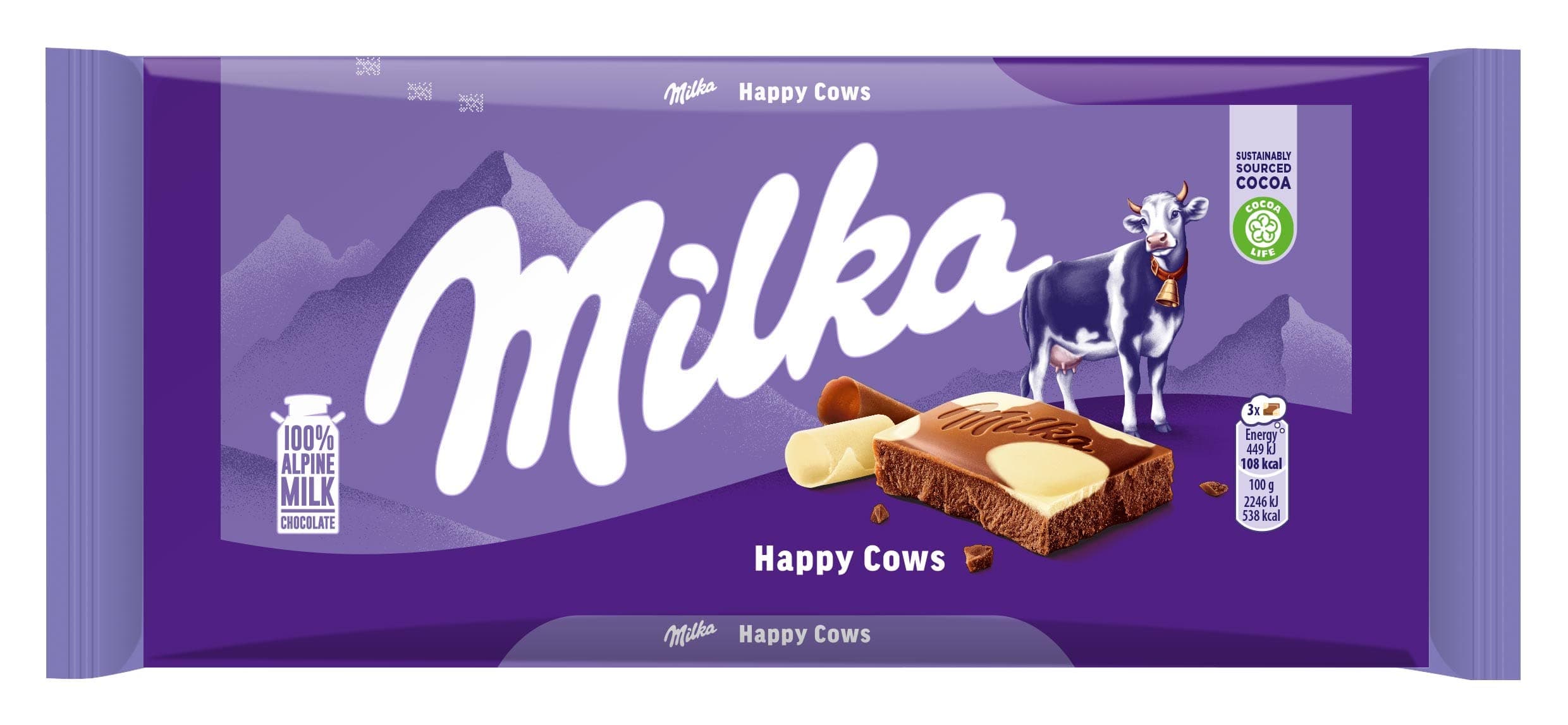 Happy Cows Chocolate, 100 gram