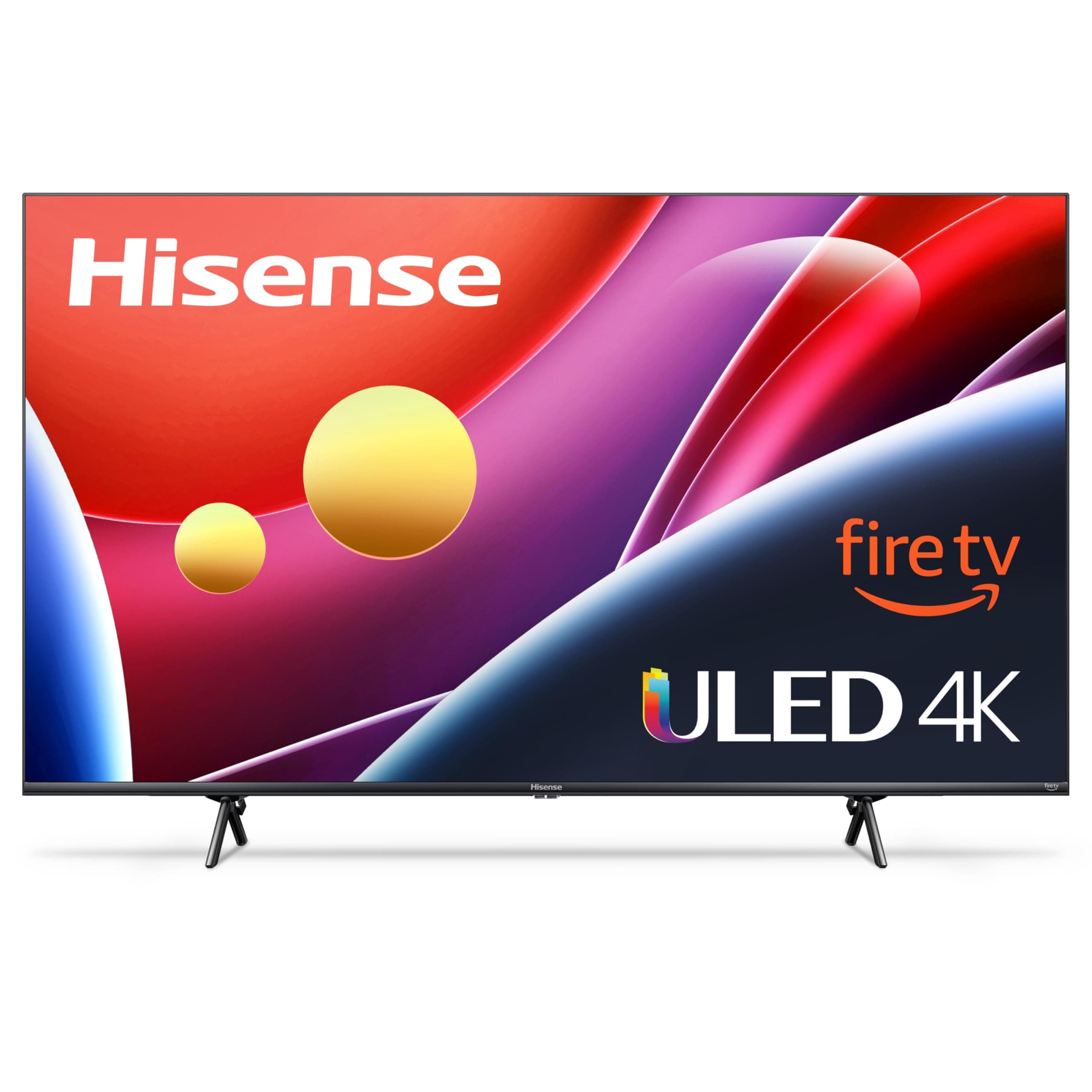 Hisense 65” Class U6 Series ULED 4K UHD Smart Fire TV (65U6HF, 2024) - QLED, Full Array Local Dimming, 600-Nit, Dolby Vision HDR 10+, HDMI 2.1, MEMC, 240 Motion Rate with VRR, Alexa Compatibility