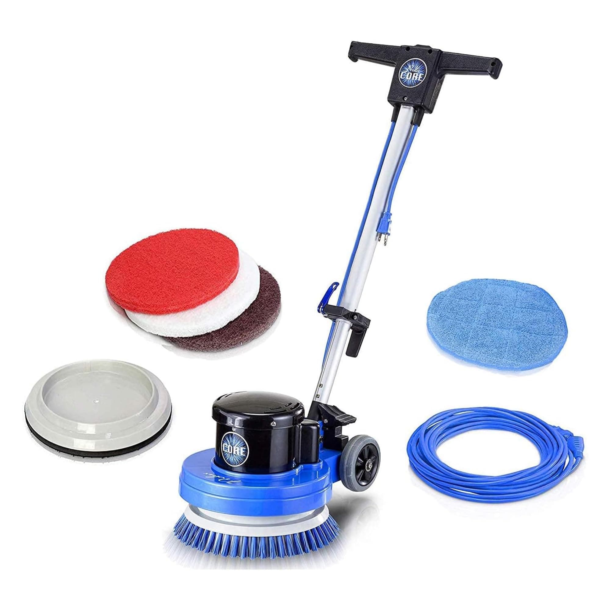 Core 13 inch Electric Floor Buffer Scrubber and Polisher Machine - All Floor Surfaces