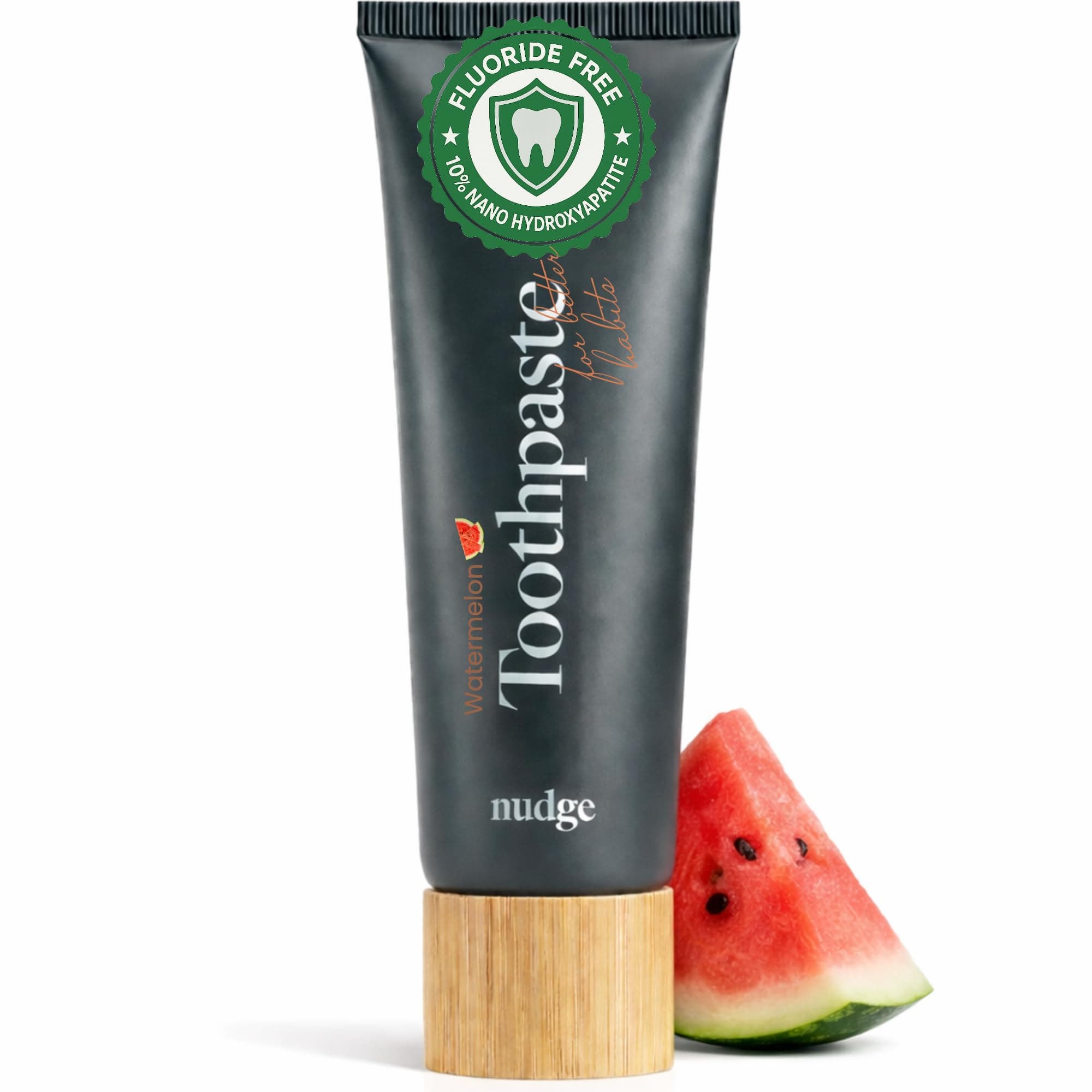 10% Nano Hydroxyapatite Toothpaste, Enamel Friendly Advanced Clean, Fluoride Free & SLS Free, Watermelon, 4.5 oz