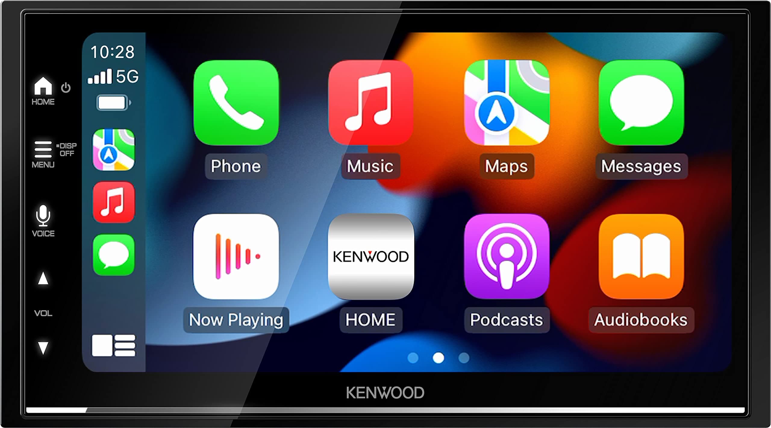 KENWOOD DMX7722DABS - 6.8" AV Receiver for Digital Media with Wireless CarPlay and Android Auto (4x50W, DAB+/FM, BT, 3X Pre-Output 2.5V, USB, iPod/iPhone Control)