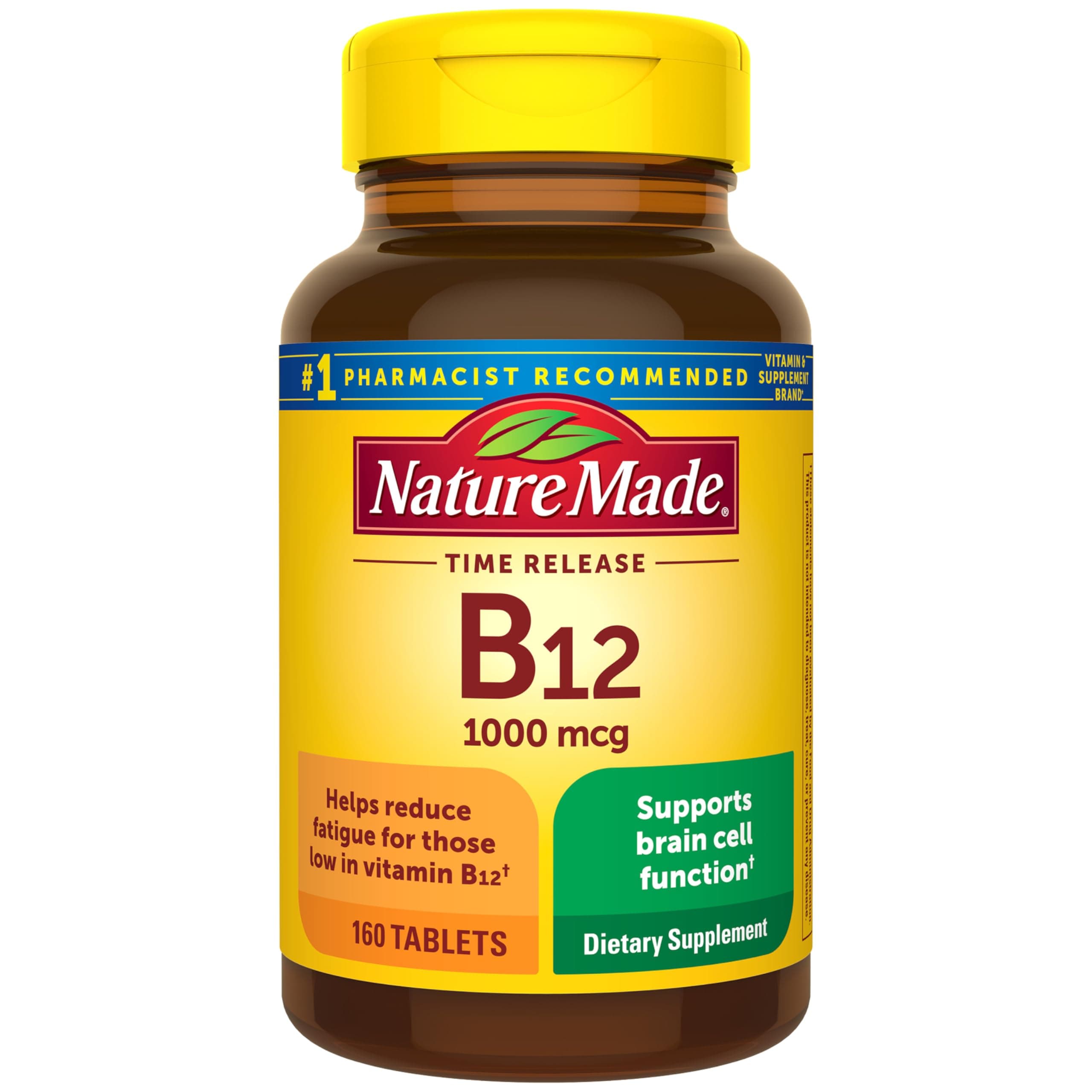 Vitamin B12 1000 mcg. Timed Release Tablets, Value Size 160 Ct