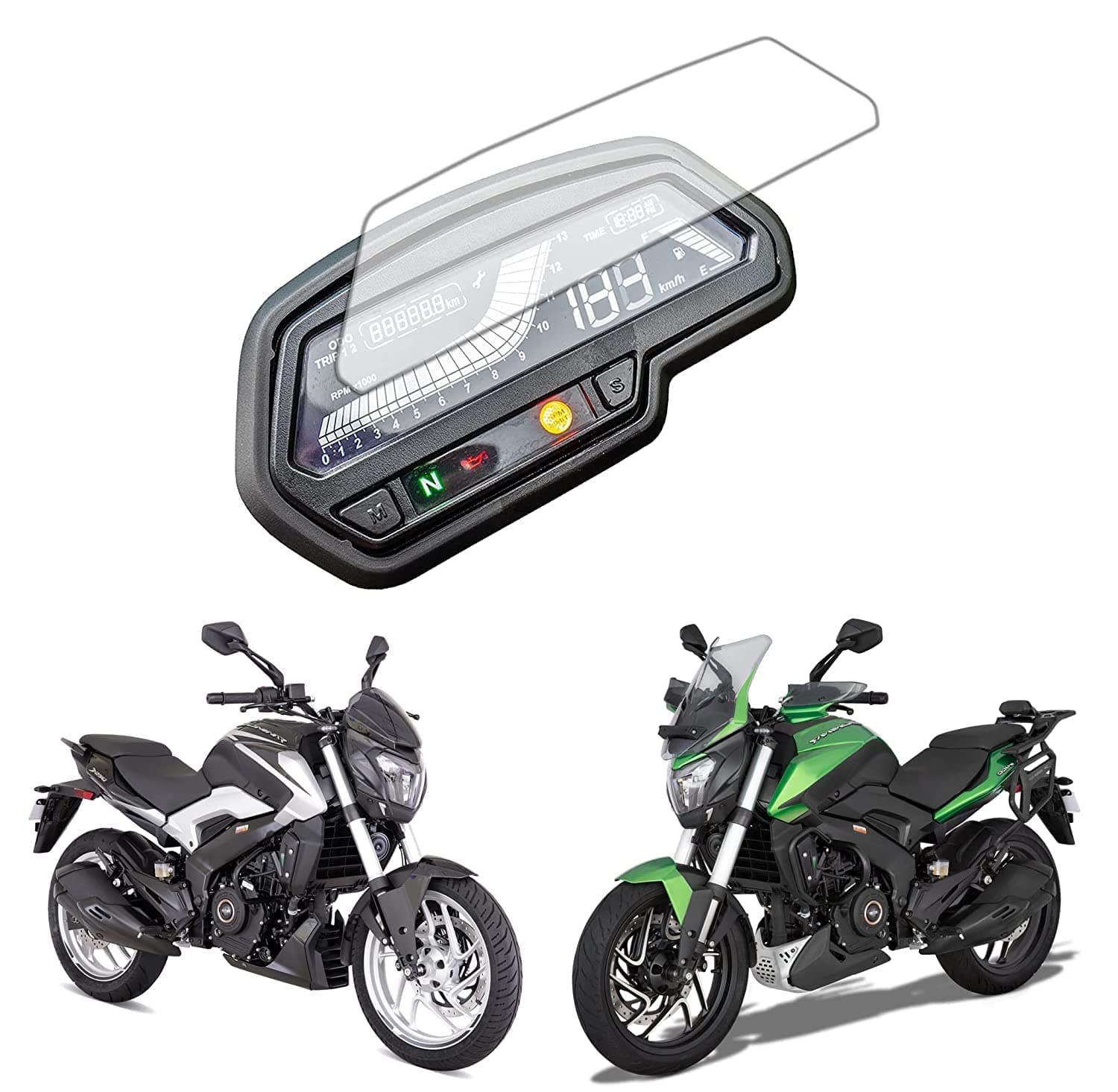 Vagary Speedometer Screen Protector Scratch Guard for Bajaj Dominar 250 400 cc
