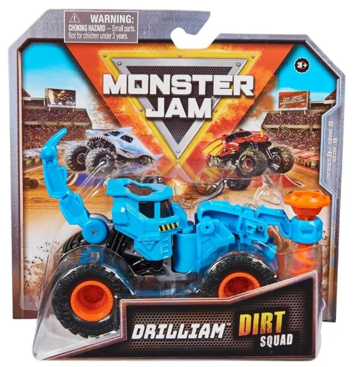 Monster Jam Dirt Squad (Drilliam Blue)