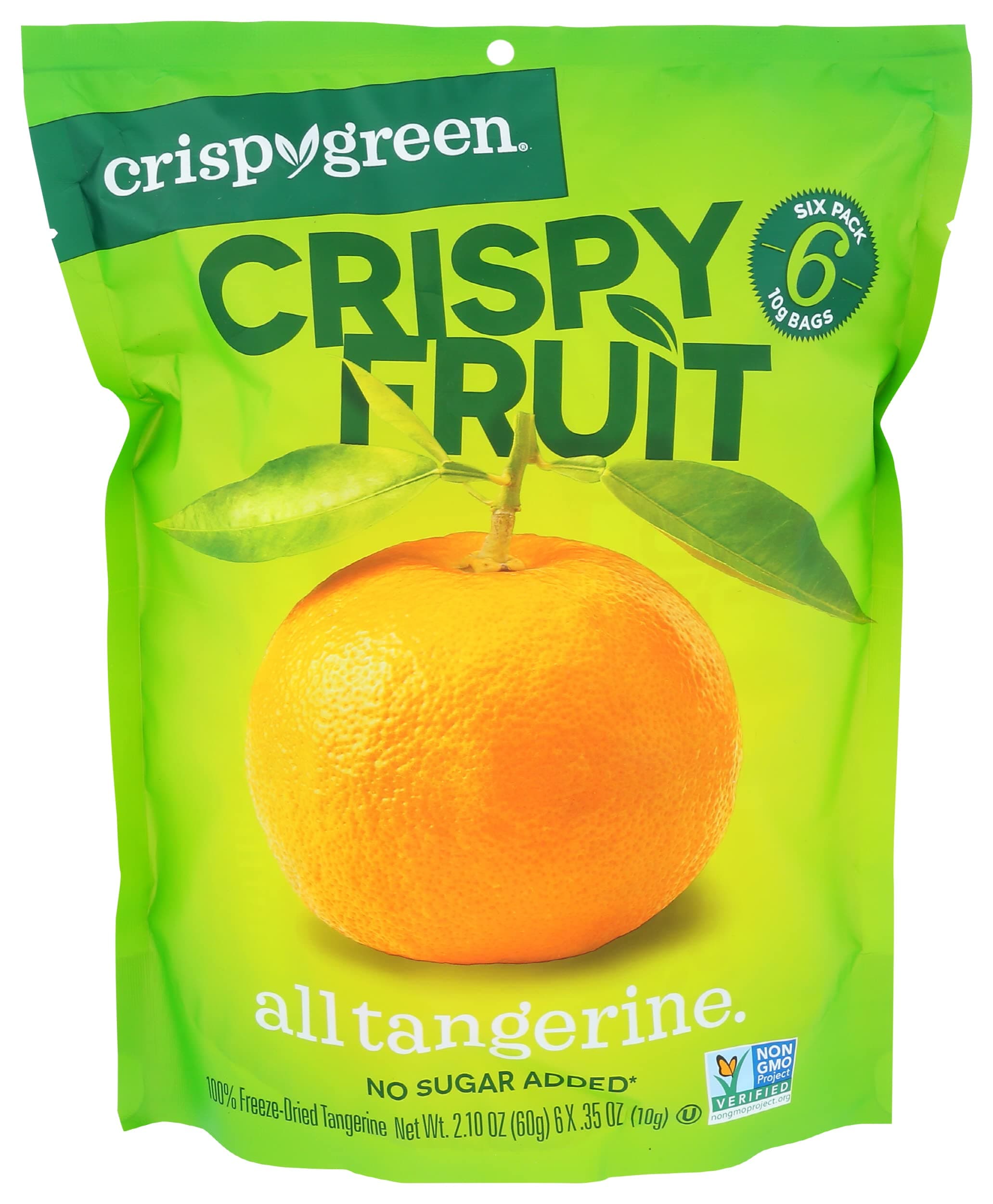 Crispy Green, Tangerine, 0.36 Ounce, 6 Pack