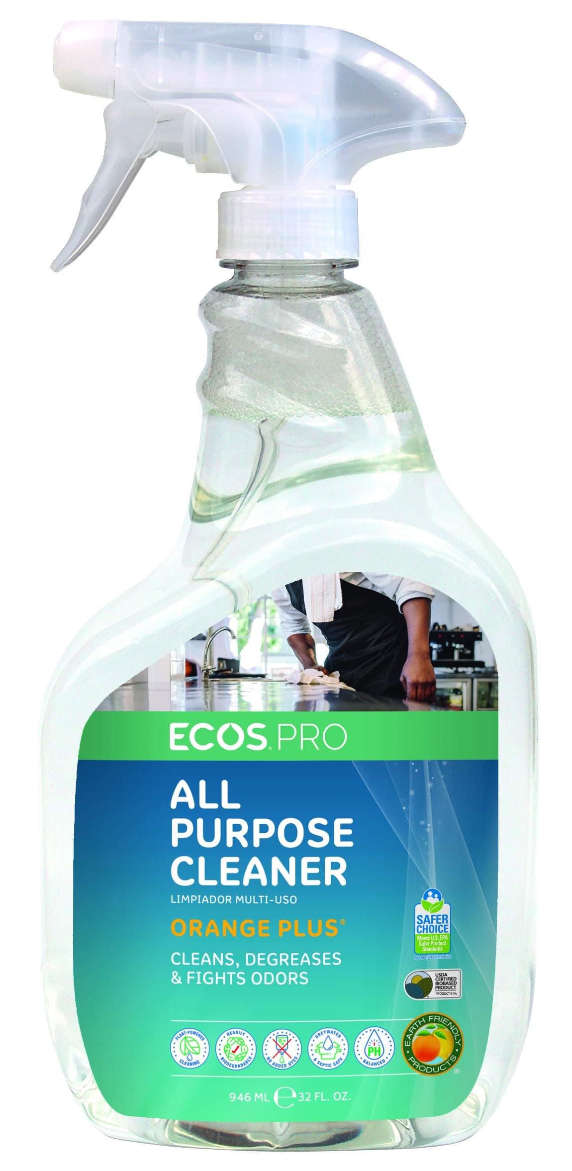 PL9706/6 All-Purpose Cleaner-Degreaser, Orange Plus (Pack of 6)