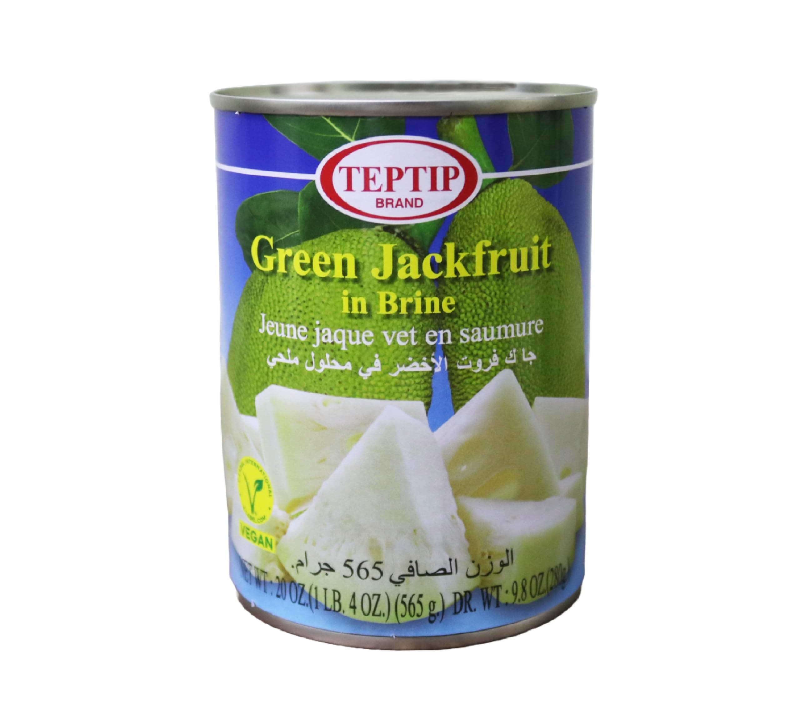 Teptip Green Jackfruit In Brine 565Gm