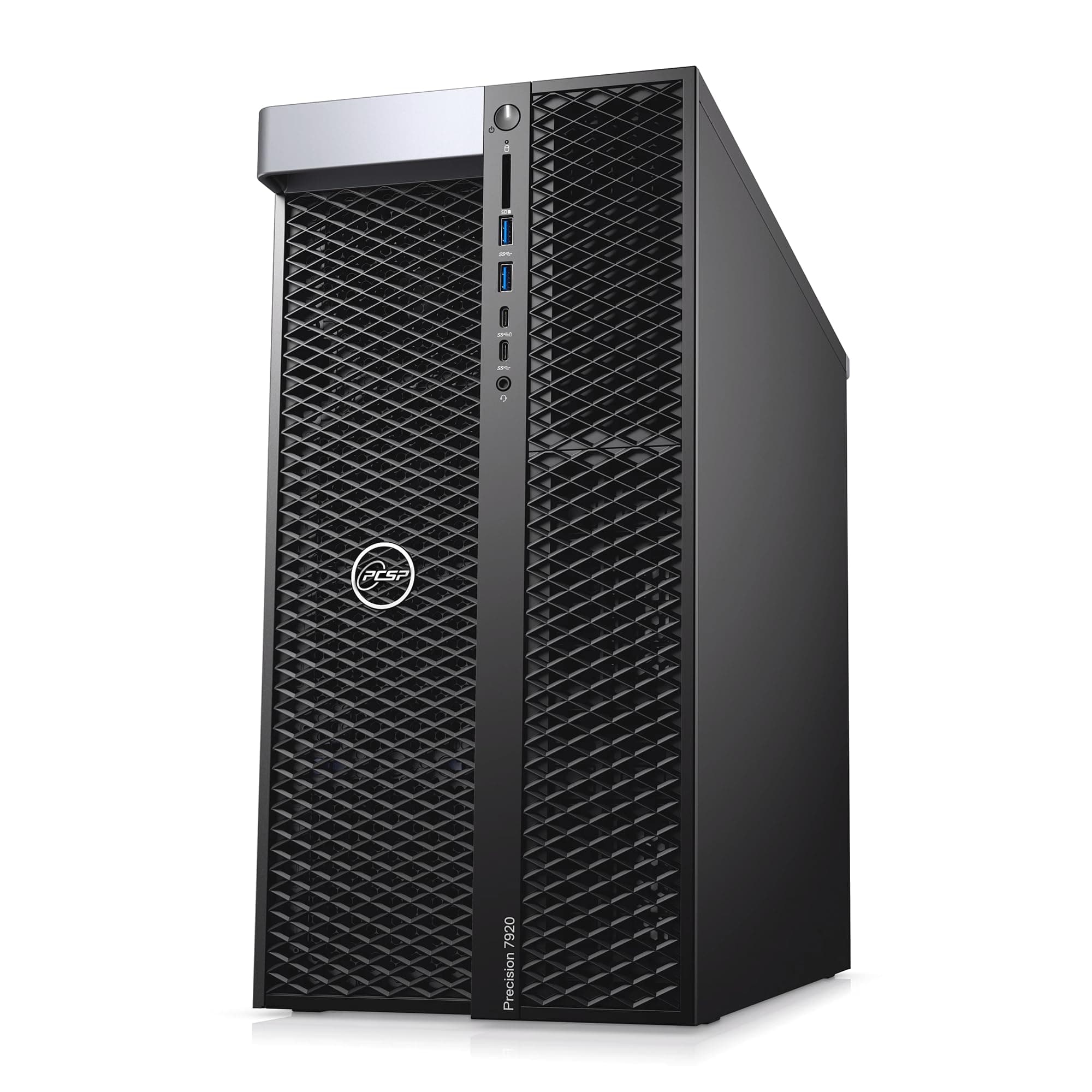 PCSP High-End Precision 7920 Tower Workstation | 2X Intel Xeon Platinum 8160 (48 Cores, 96 Threads) | 1TB NVMe + 4TB HDD | Quadro P2000 5GB | Windows 11 Pro | 384GB DDR4 | Renewed PC Desktop Computer