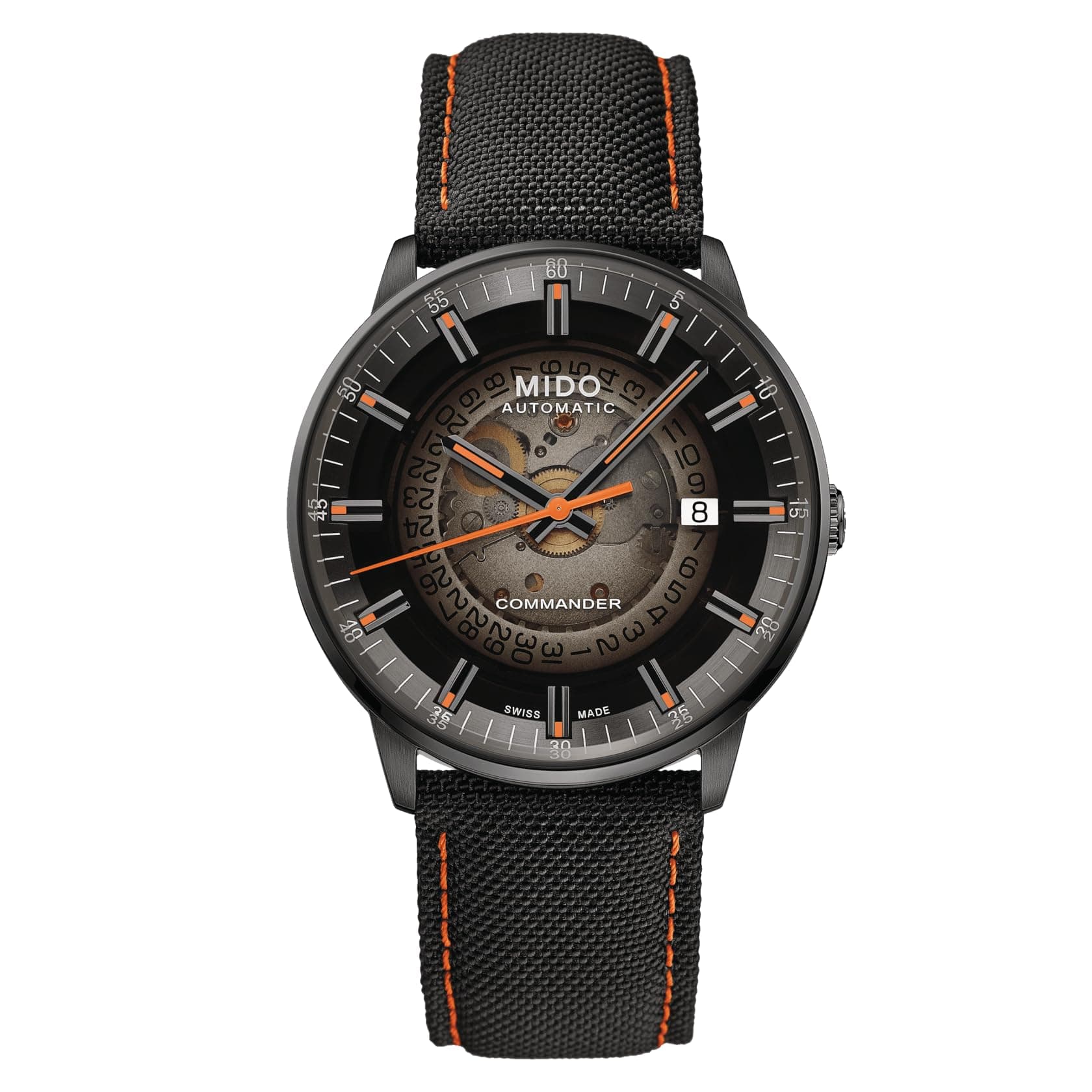 Mido Commander Gradient - Swiss Automatic Watch for Men - Black Dial - Case 40mm - M0214073741100
