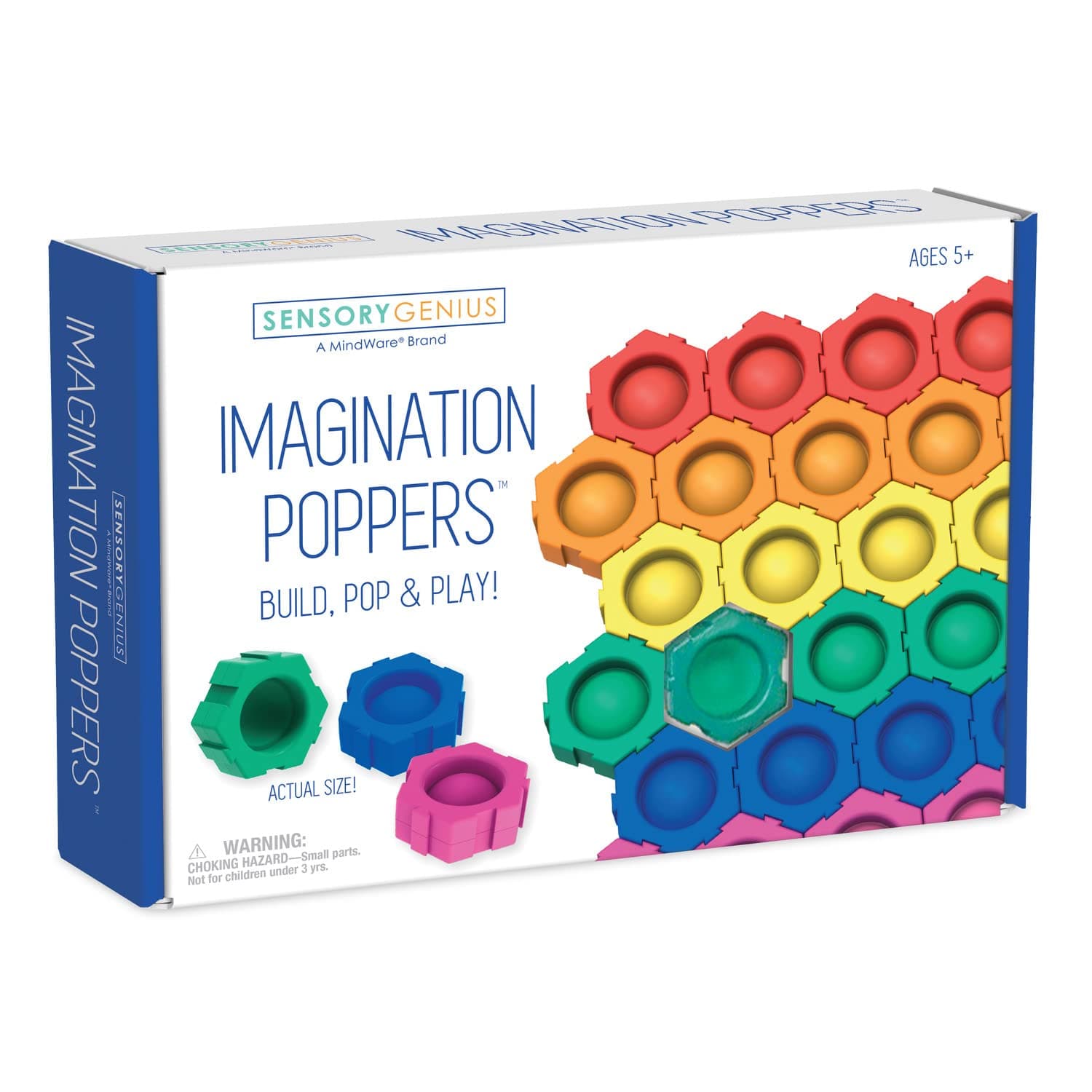 MindWare Sensory Genius Imagination Poppers Educational Toy