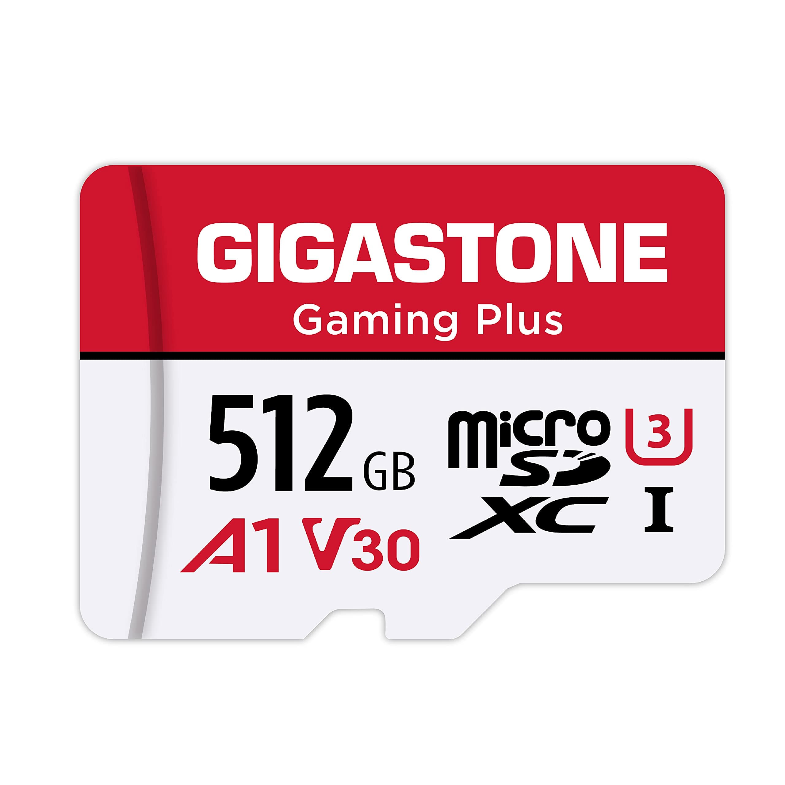 GIGASTONE 512GB Micro SD Card, Gaming Plus, MicroSDXC Memory Card for Nintend...