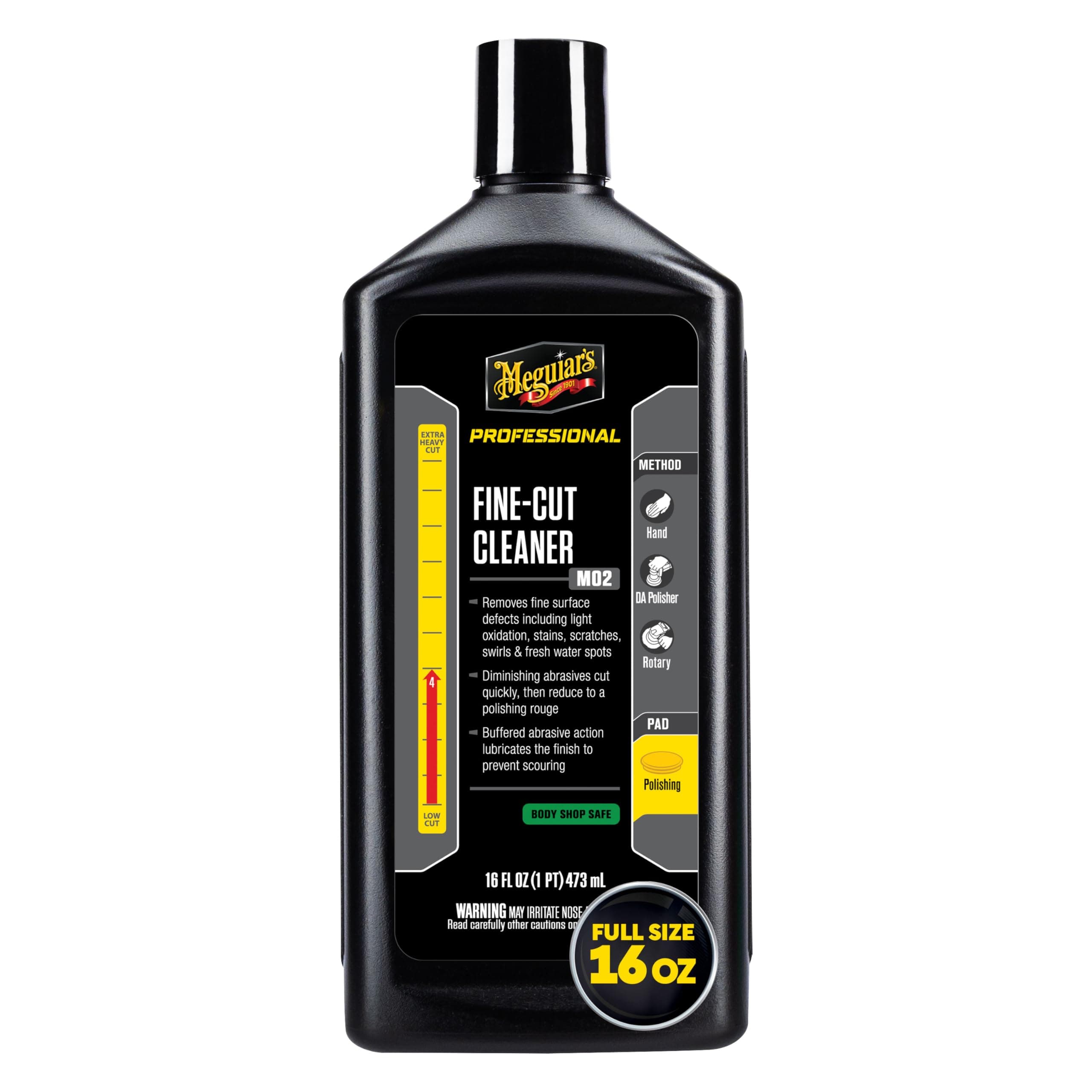 M2 Mirror Glaze Fine-Cut Cleaner - 16 oz.