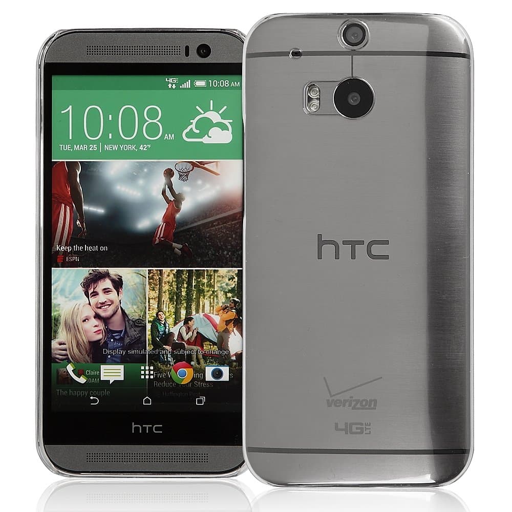 KAYSCASE Slim Hard Shell Cover Case for the new HTC One (M7) Smart Phone (Black)