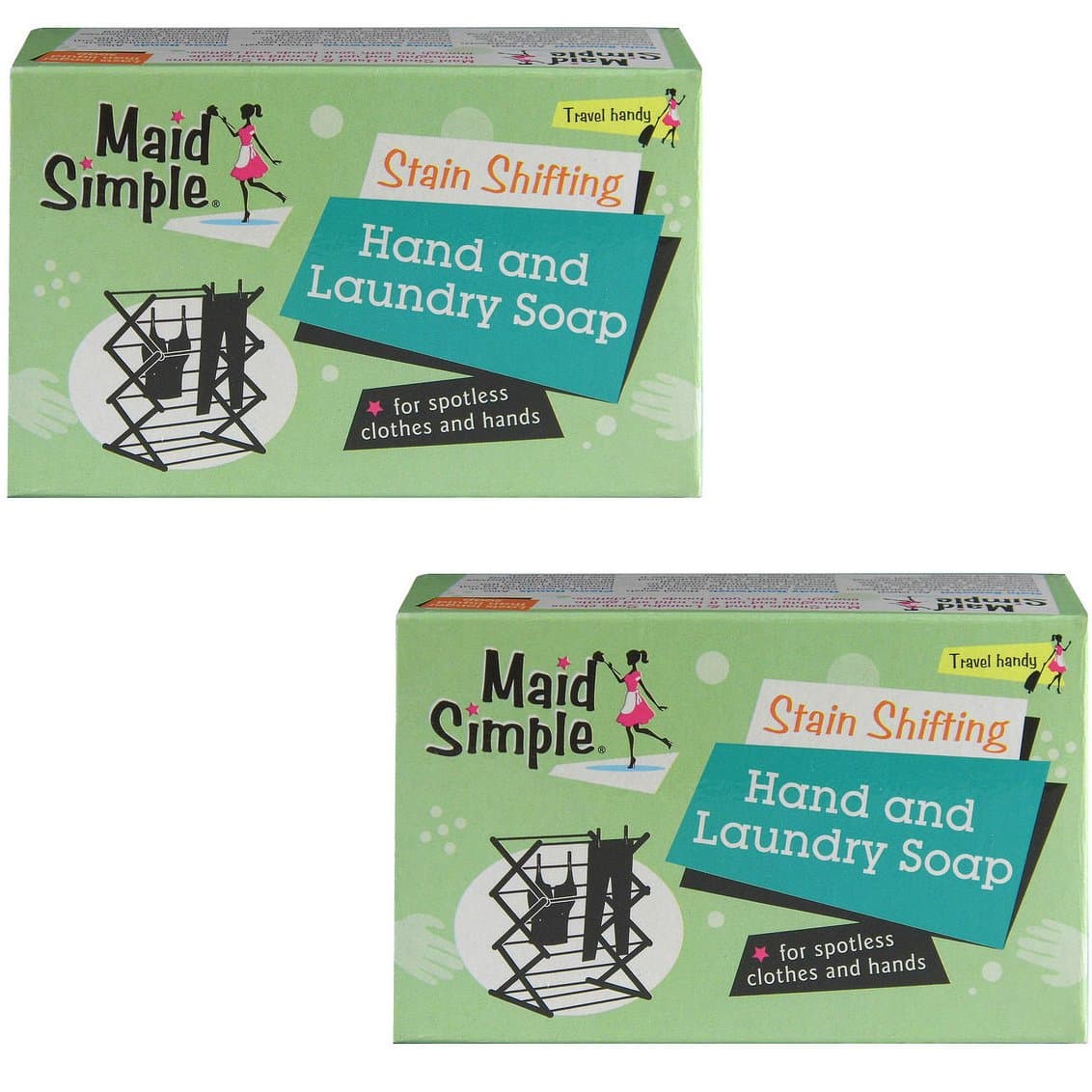 2 x Maid Simple Hand and Laundry Soap 170g