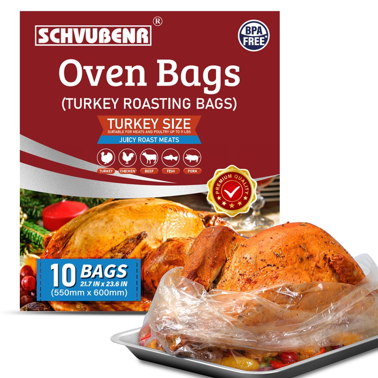 SCHVUBENR Oven bags (10 Counts)