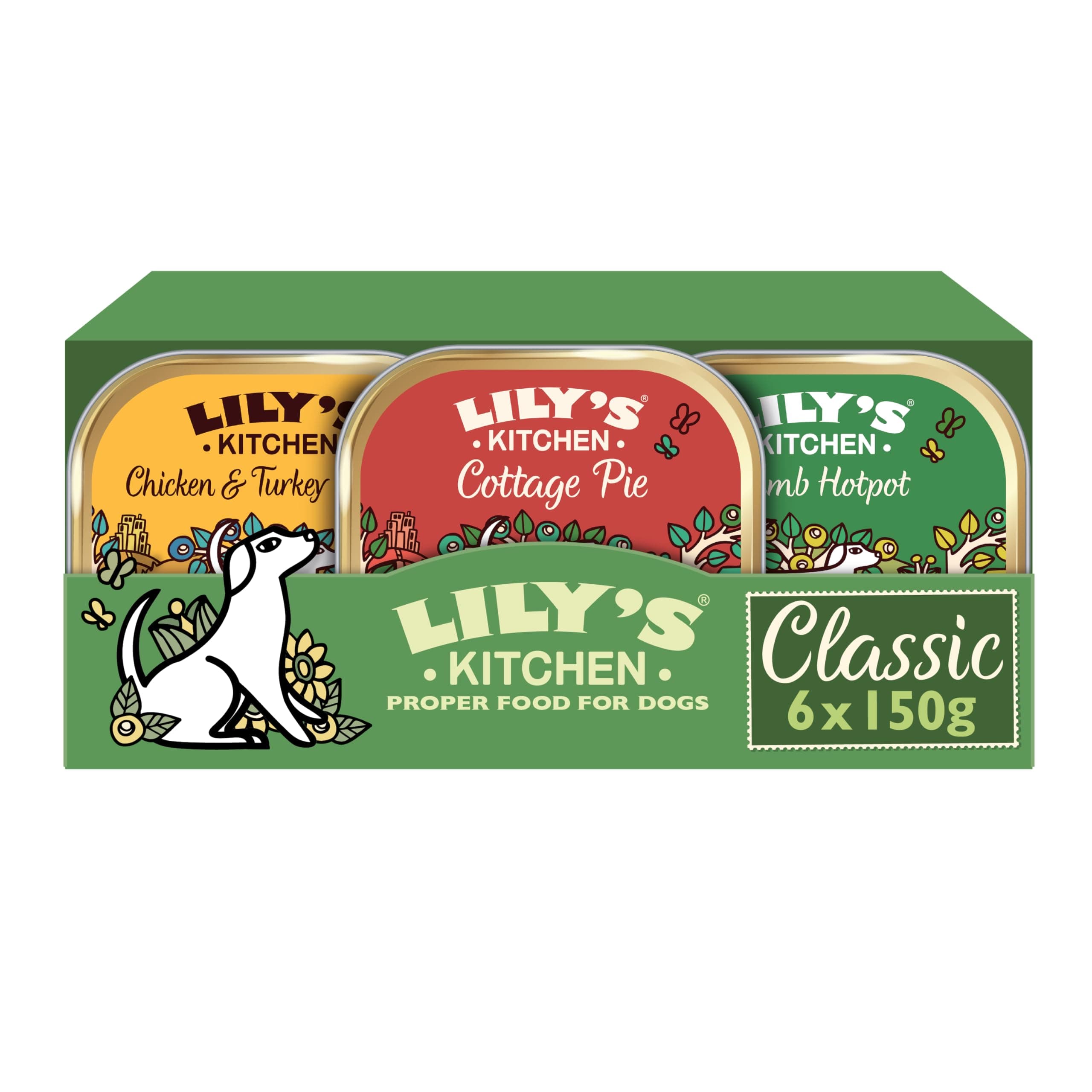Lily's Kitchen Classic Dinner Multipack Hunde Nassfutter (6 x 150g)
