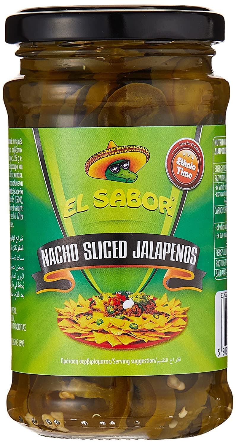 NACHO SLICED JALAPENOS 225g
