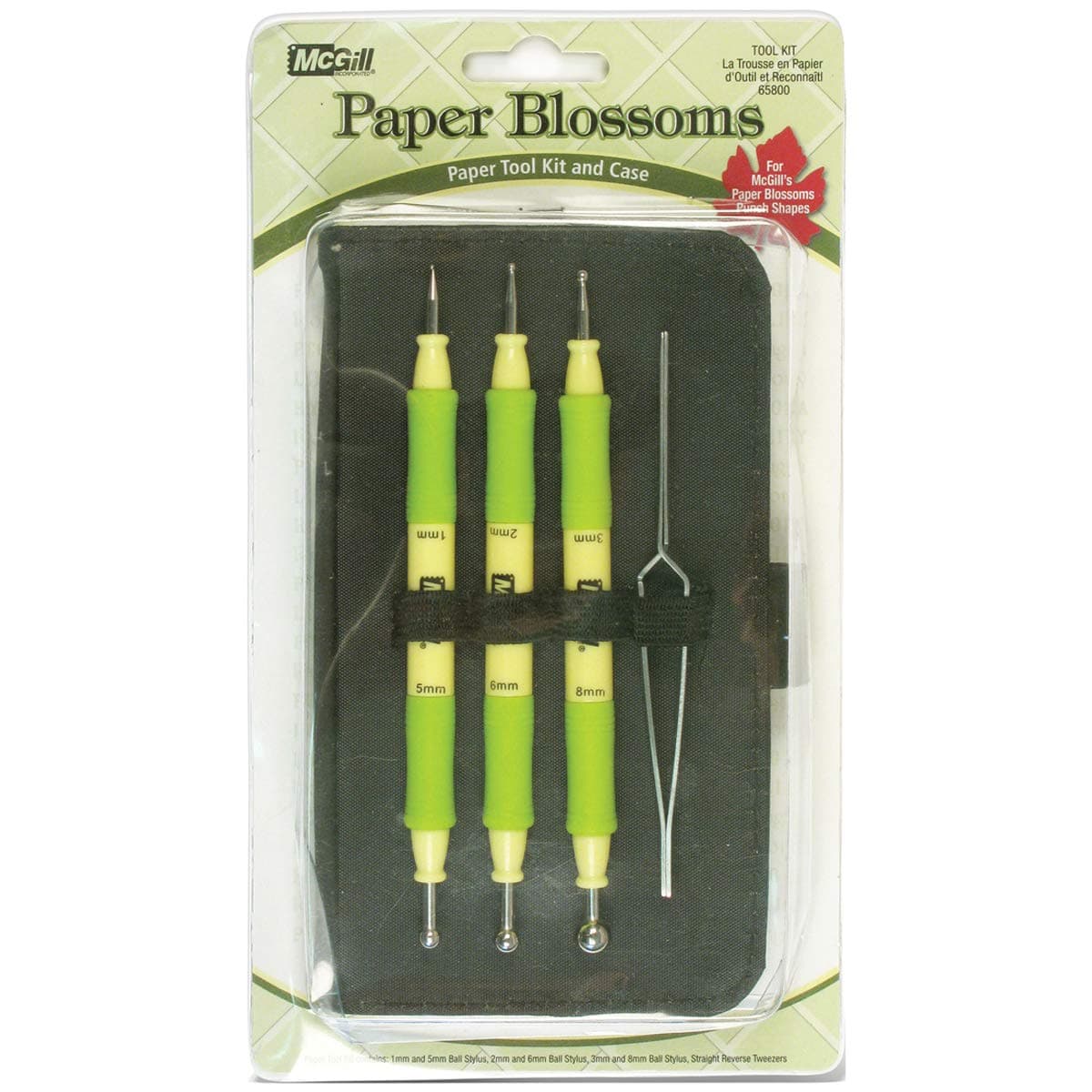 Mcgill Paper Blossom Tool Kit, Ball Tools, 4-Pack
