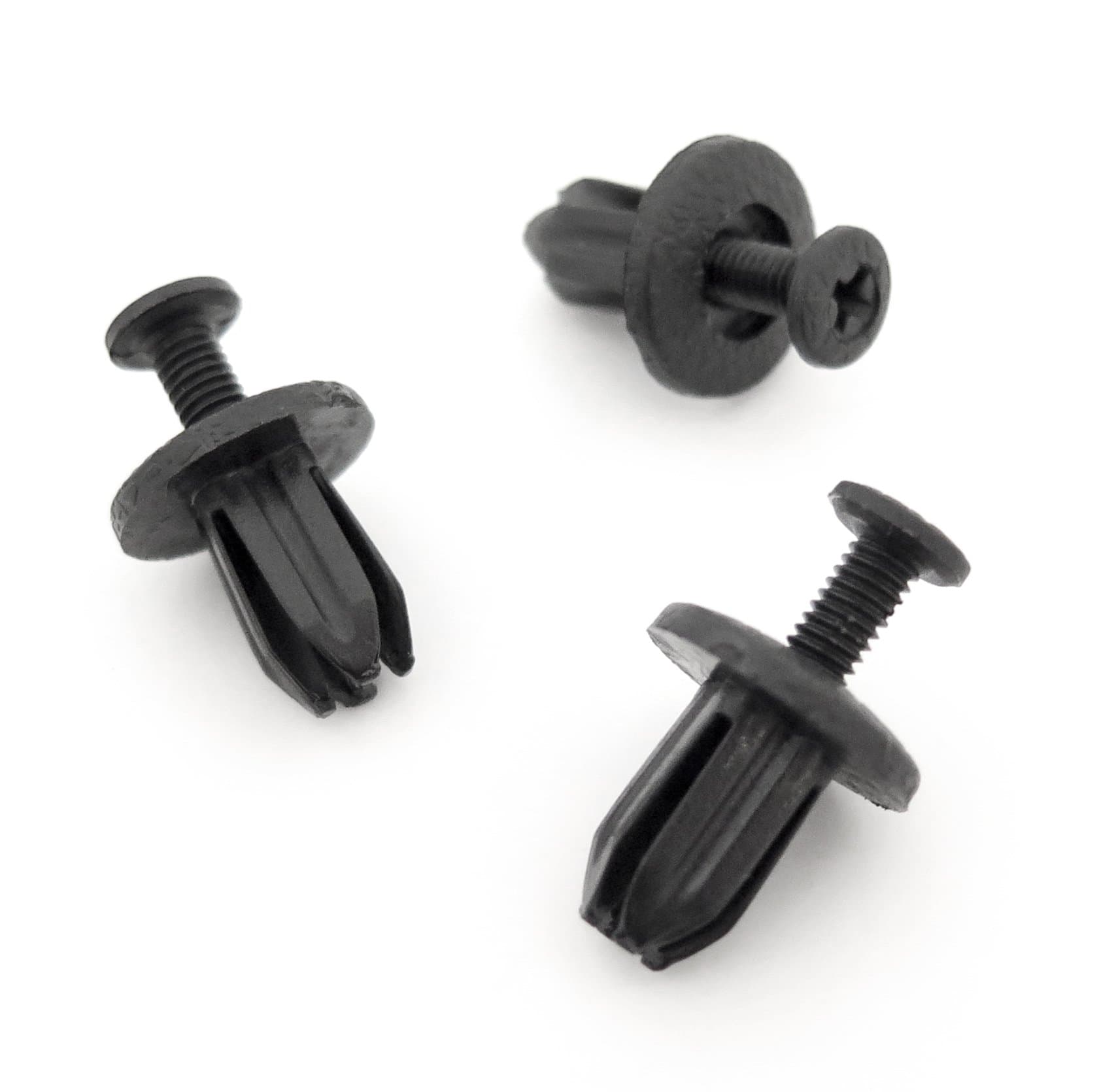 10x 7mm Square Hole Plastic Trim Clips Dashboard & Trim Panels - 91550-SH3-003YU, 91550-SH3-003ZT, 91550-SH3-003, PFKL1012752, PFKL1012770