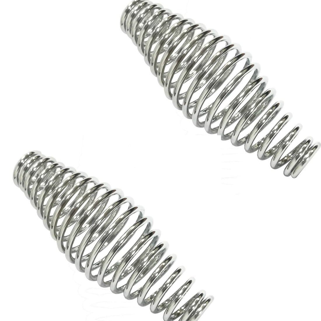 BBQ Heavy Duty Cool Touch Stove Spring Handle Grip, Custom Grill Smoker Pits and Wood Stove Firebox Door Handle (2)