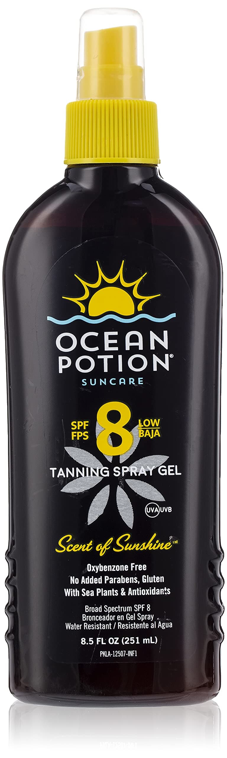 Ocean Potion Tanning Spray Gel SPF8, 251 ml