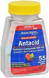 Anti-Acid with Calcium, Regular, 60 Chewable Tablets