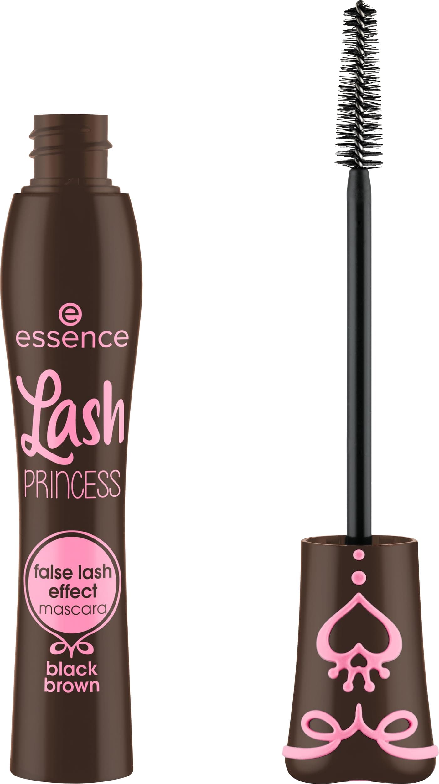 Essence Cosmetics Lash PRINCESS false lash effect mascara black brown, volumizing, false lash effect, defining, lengthening (12ml)