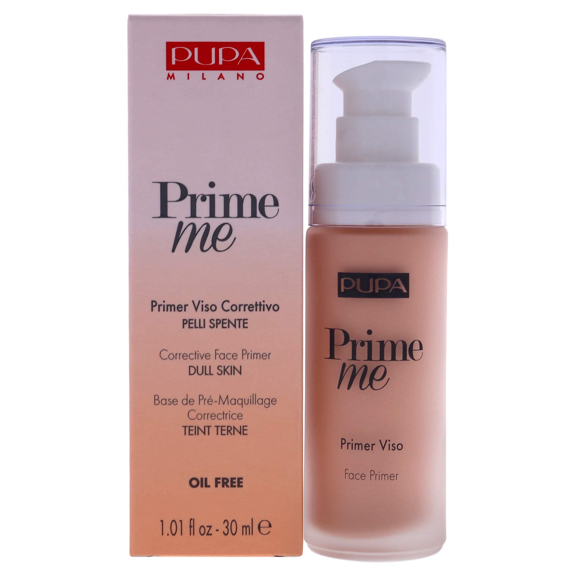 Prime Me Corrective Face Primer - Pre Make-Up Face Base - For Dull-Looking And Lifeless Skin - Evens Out The Skin Tone, Giving It A Glowing And Fresh Appearance - 005 Peach - 1 Oz