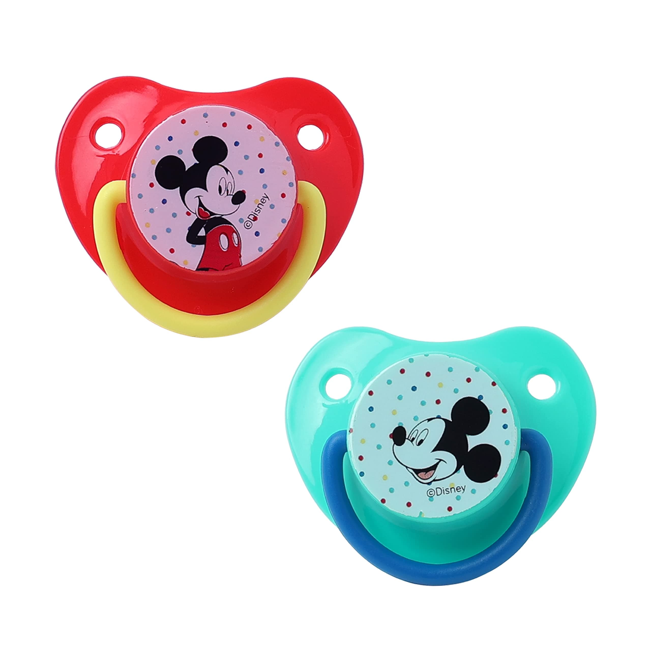 Disney Baby Soother, Pacifier Fun Style Mickey Mouse, Multicolor