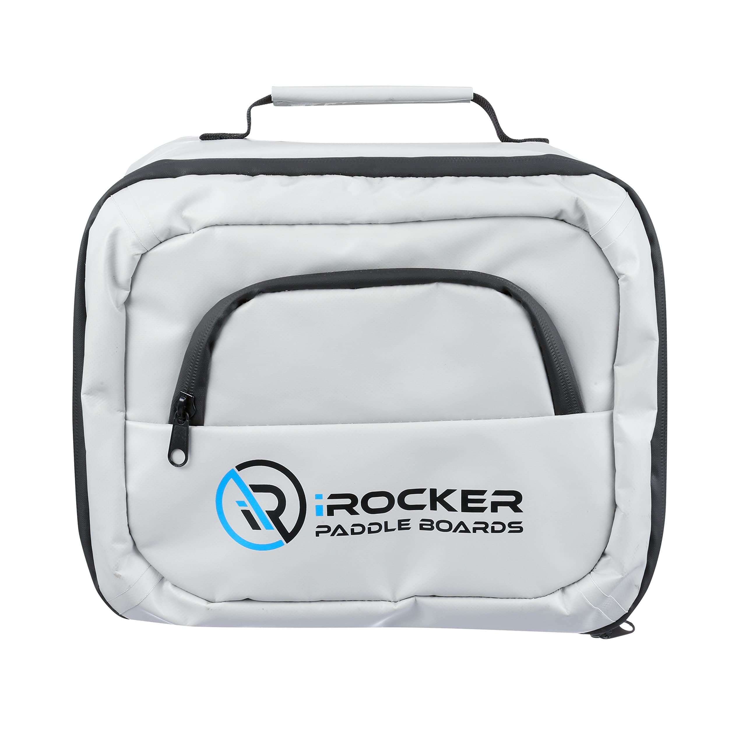 iROCKER Cooler Deck Bag for Stand Up Paddle Board | Attaches to iROCKER SUP Paddleboards | Insulated Ice Box Accessory to Keep Beverage and Snacks Cool | 33 x 30.5 x 15.2cm Grey