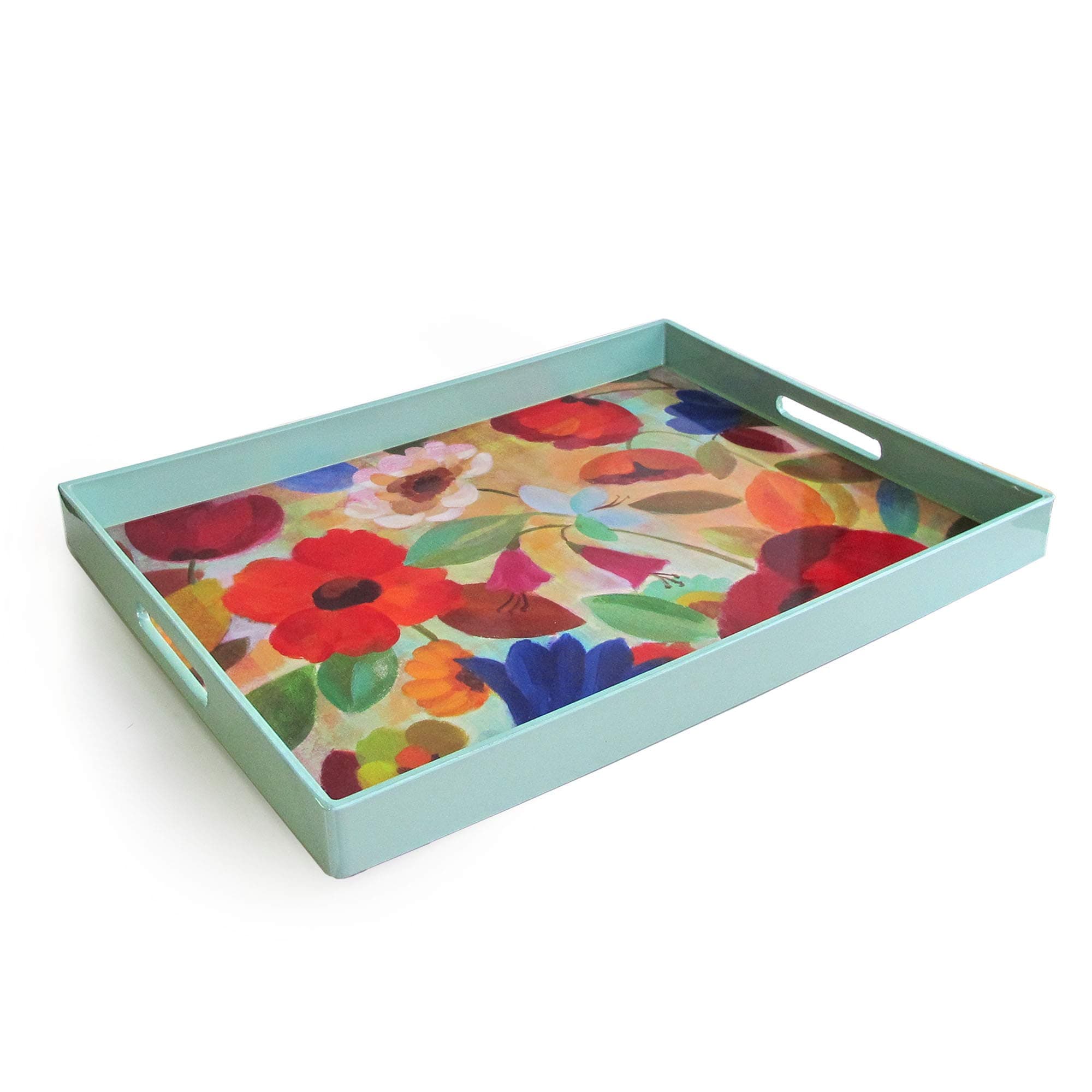 Accents by Jay Rectangular Tray, Summer Floral