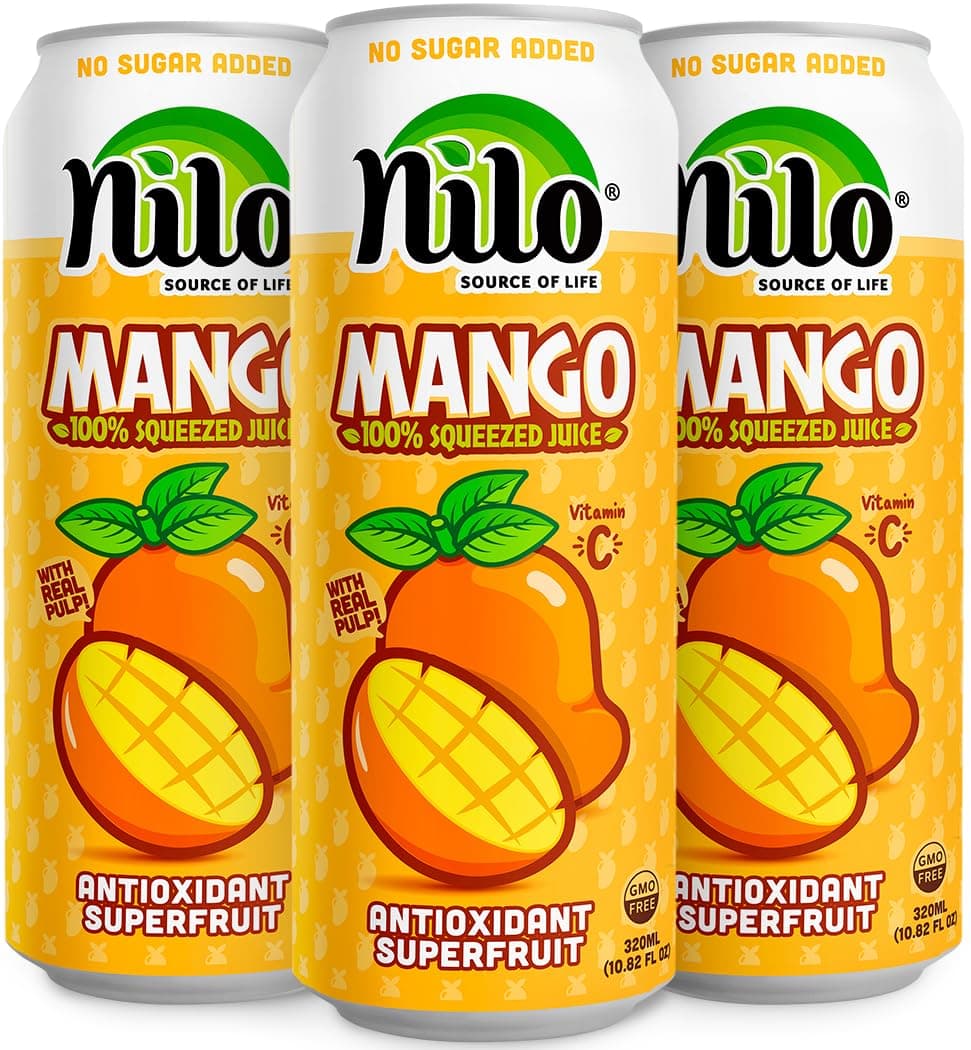 Mango Juice | 100% Squeezed Mango | NO Sugar added | NOT From Concentrate | 10.8 oz (Pack of 12)