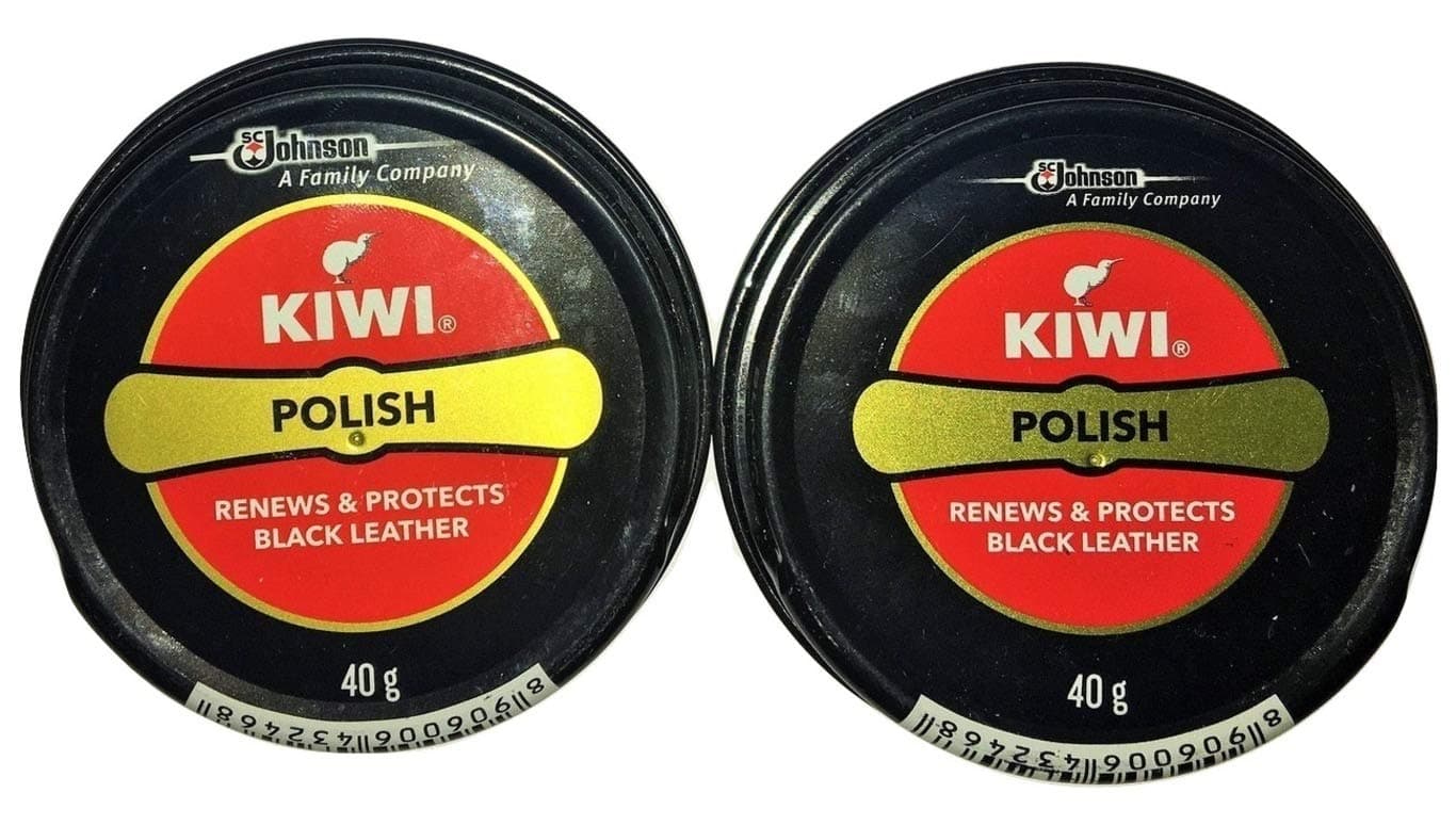 Kiwi By Be The Bestest Kiwi Shoe Polish Paste (Pack Of 2), Black