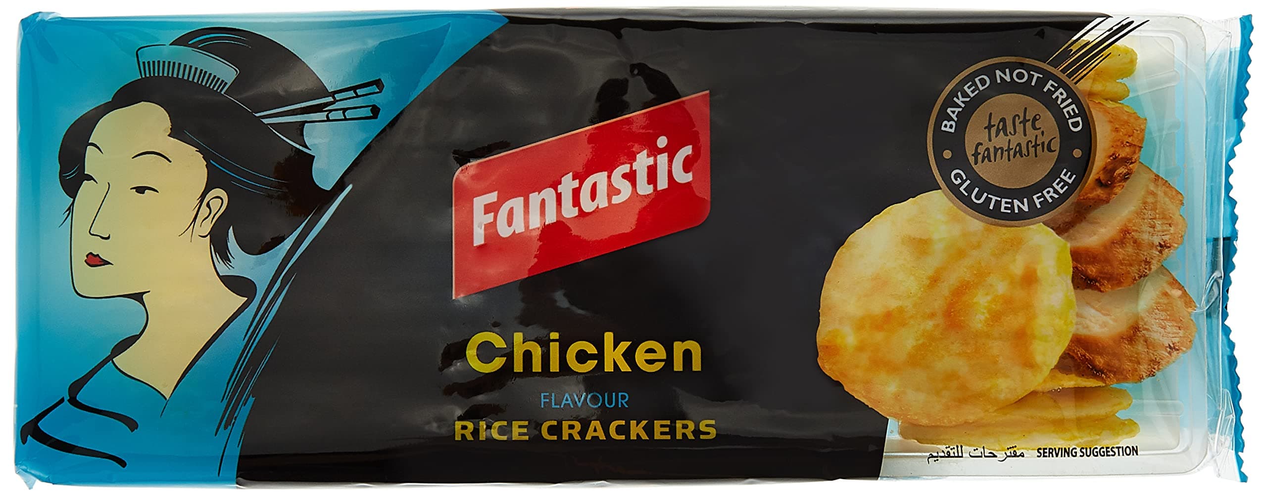 Chicken Flavor Rice Crackers, 100 gm