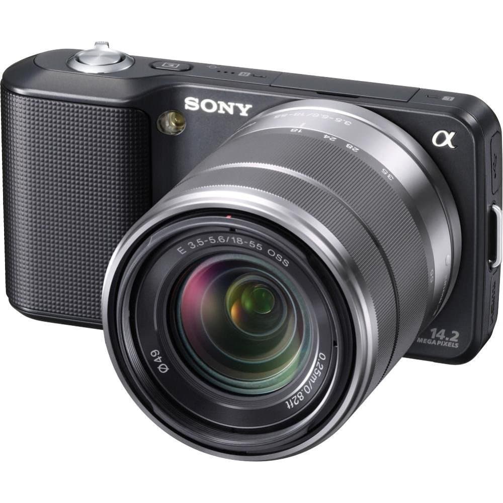Sony Alpha NEX-3K Digital Camera 14.2MP w/18-55mm F3.5-5.6 Lens| Black