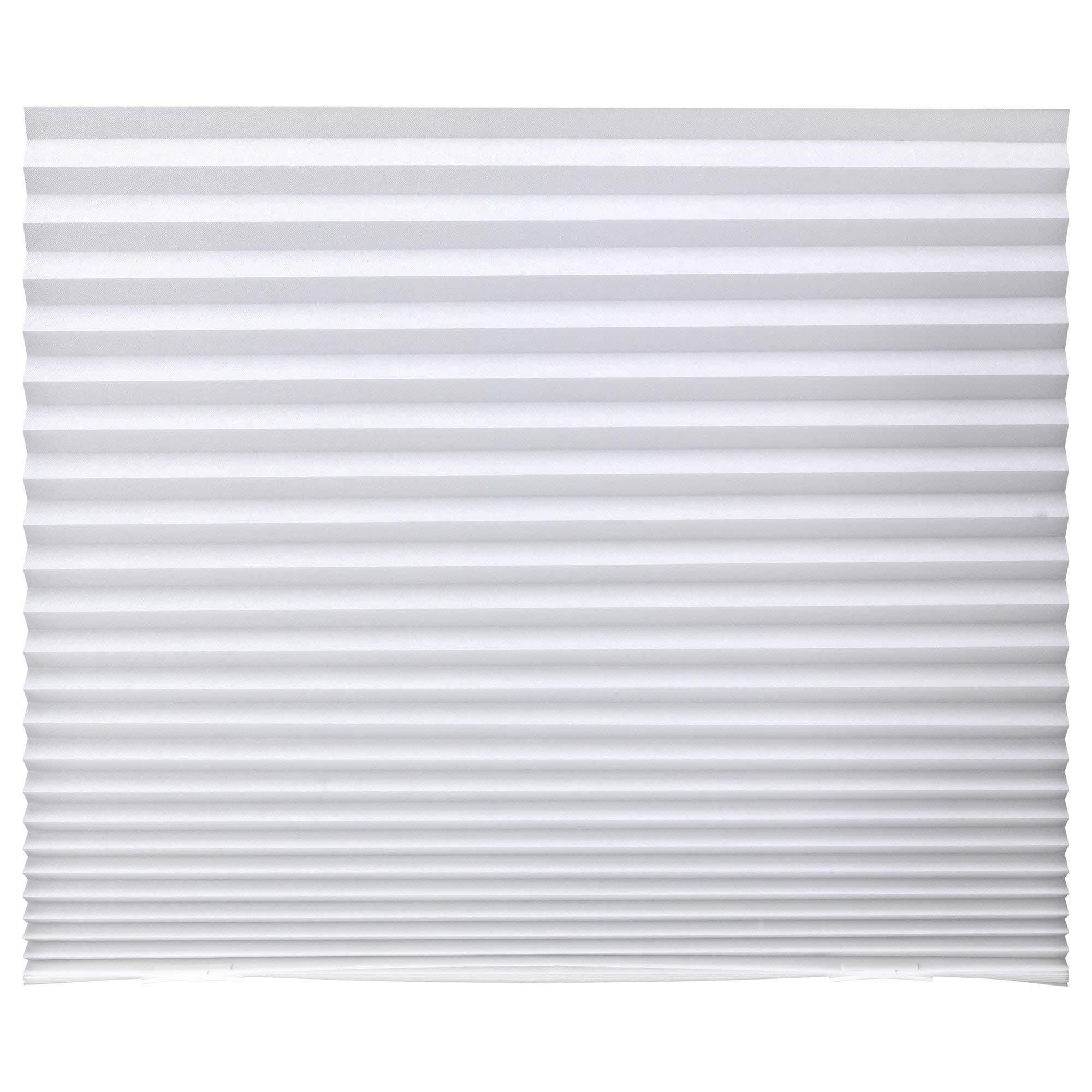 Polyester Haren Pleated Blind (White, 90x190 cm)