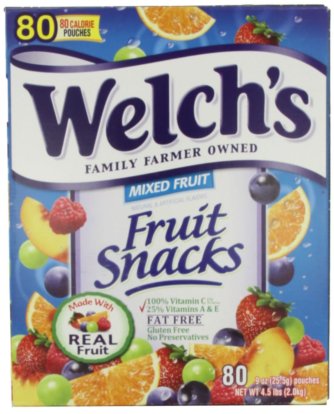 Lunchbox Perfect Welch's Mixed Fruit Snacks (0.9 oz., 66 pk.)fds