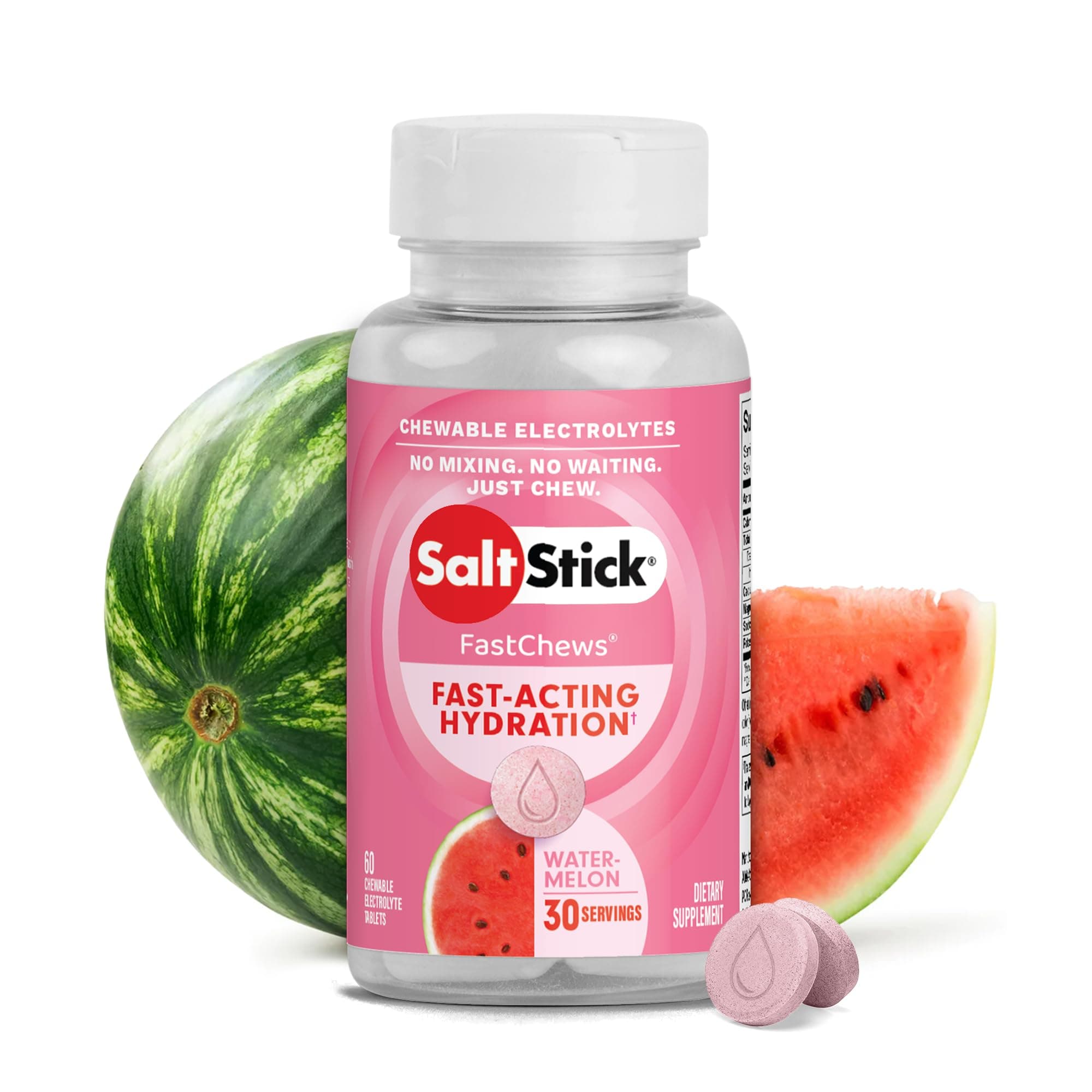 Saltstick FAST CHEWS WATERMELON X 60s