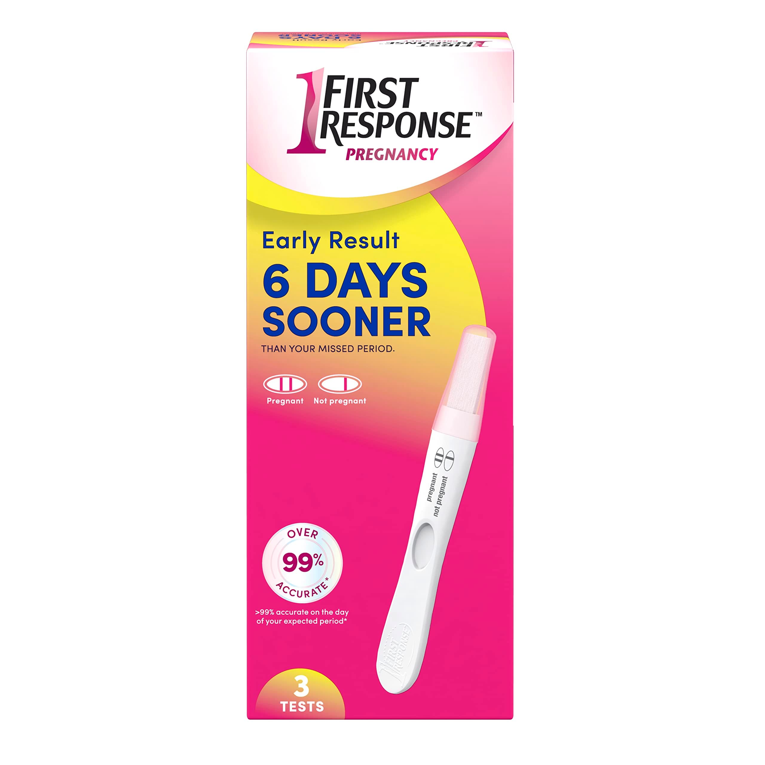 Early Result Pregnancy Test, 3 Count (Packaging & Test Design May Vary)