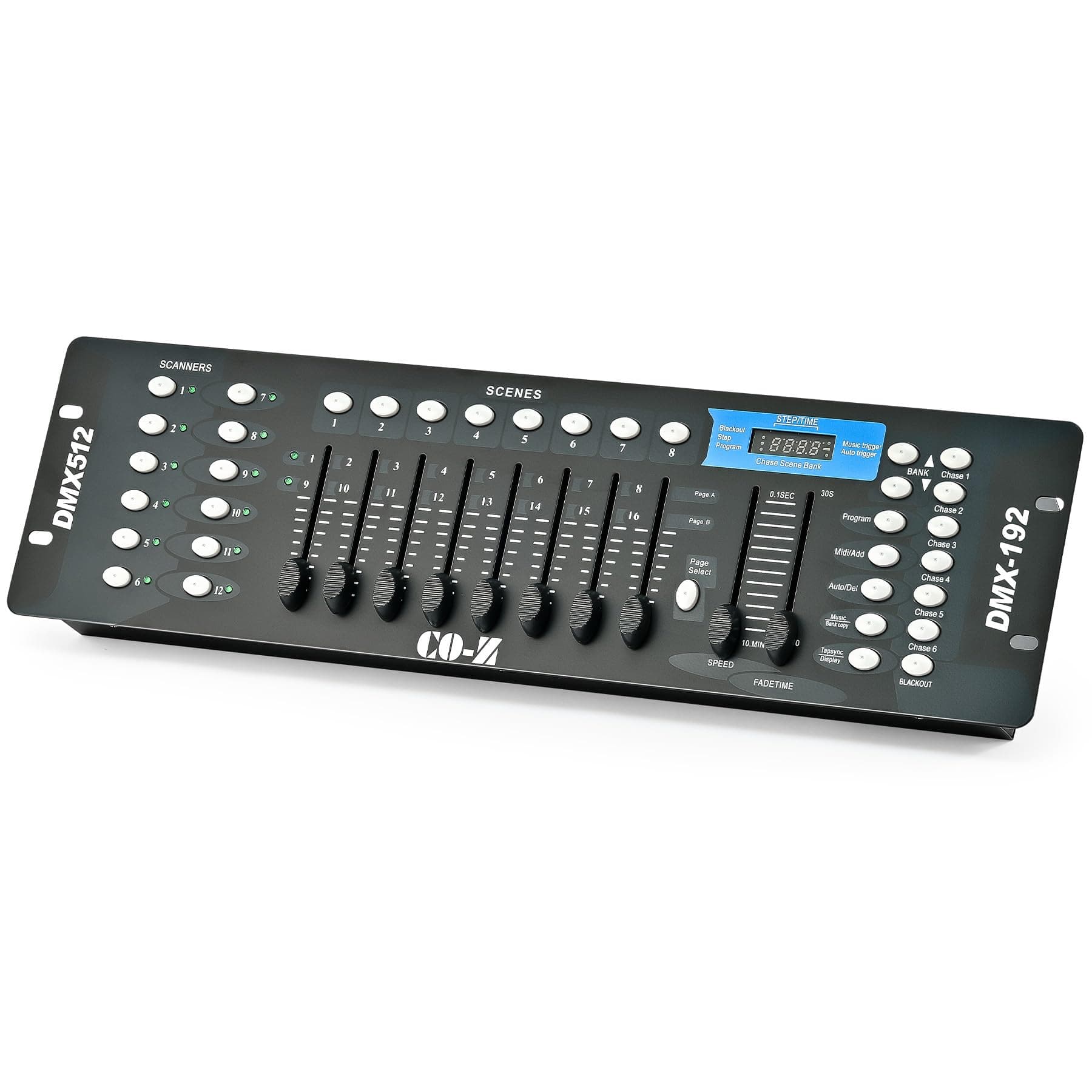 192 DMX 512 Stage DJ Light Controller Lighting Mixer Board Console for Light Shows, Party Disco Pub Night Club DJs KTV Bars and Moving Heads