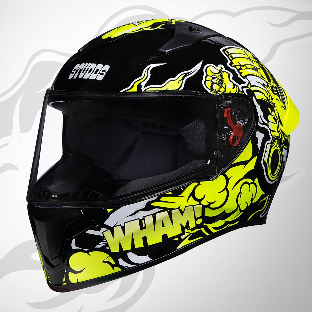 StuddsThunder Certified Full Face Graphic Helmet