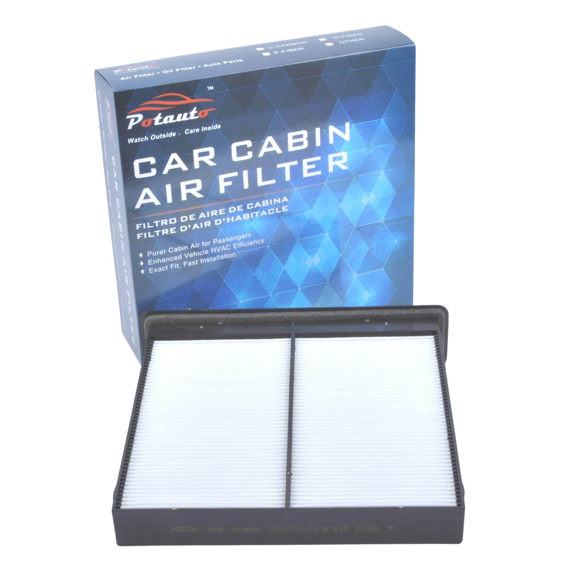 POTAUTO MAP 1036W (CF10930) High Performance Car Cabin Air Filter Replacement for SUBARU CROSSTREK FORESTER IMPREZA WRX STI XV CROSSTREK