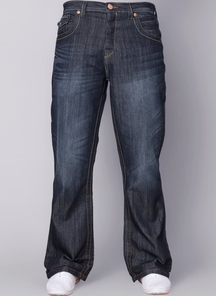 APT Men's Blue Bootcut Flared Work Casual Jeans Size 30-34