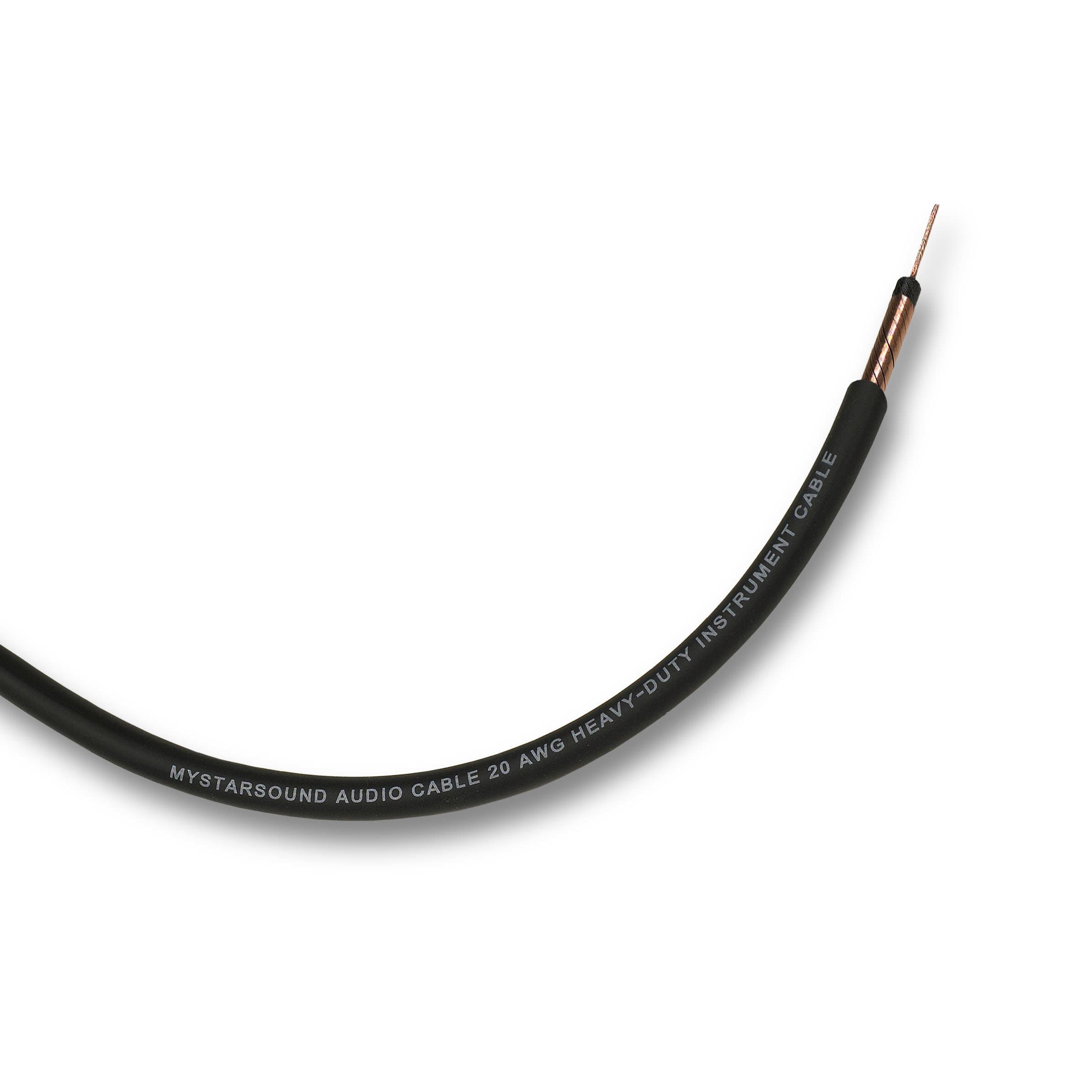 Instrument Wire/Cable Bulk 20 Gauge 1 Conductor 95% Shielded USA Made PRO Quality !! (25 Ft)