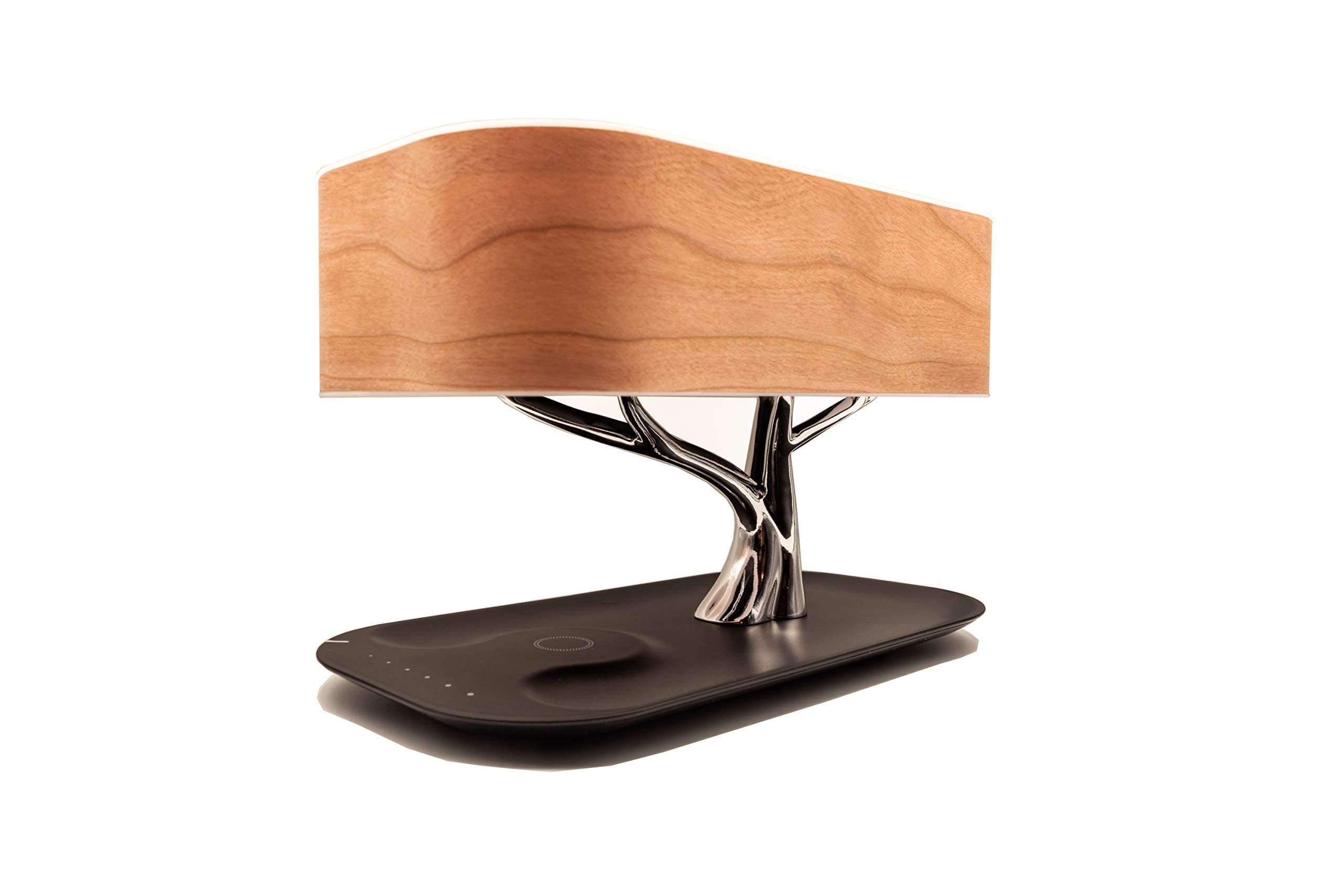 Zaigon Bedside lamp with Bluetooth Speaker and Wireless Charger | Touch dimmable | Bedside lamp with Sleep Mode | Wireless Charger | stepless dimming | Table lamp | LED