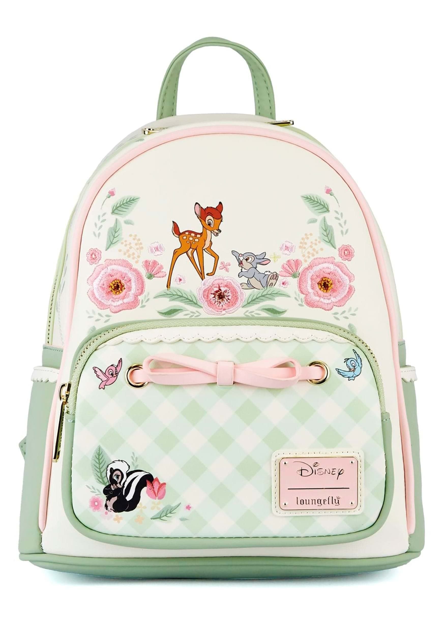 Loungefly Bambi Spring Time Gingham Mini Backpack, Multi, One Size