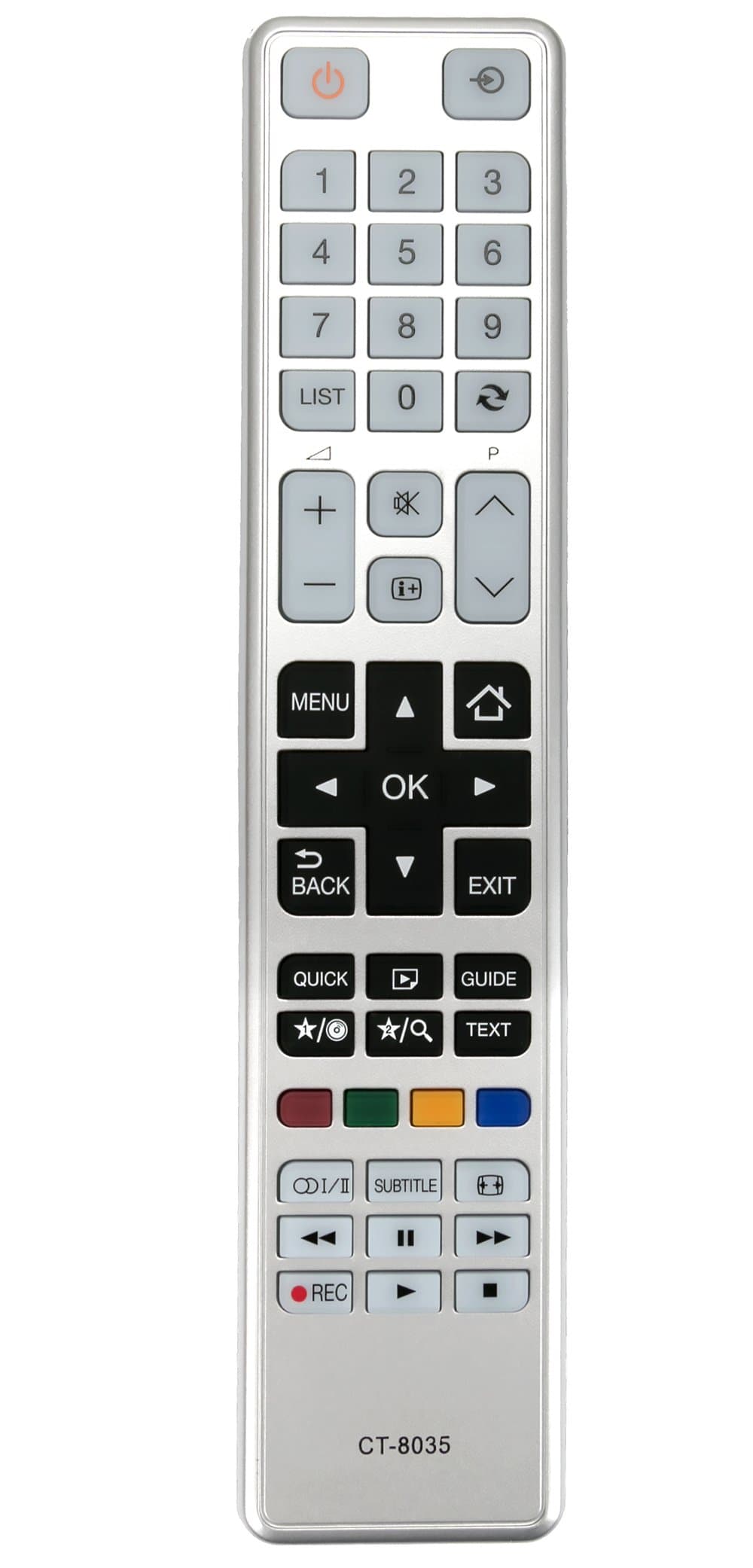 – CT-8035 CT8035 Remote Control Replace for TOSHIBA CT-8040 CT-8041 CT-8054 40L3433DG 40L3443DG 40L3451DG 40L3453DG 40L3454DB 40L3455DB 48L3433DB 48L3443DG 75037328 48L3433 48L3433DB 48L3433DG