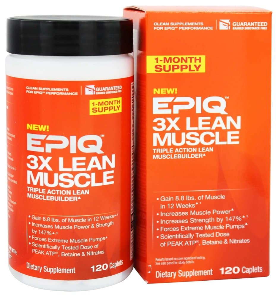 EPIQ TM 3X LEAN MUSCLE 120 Caps