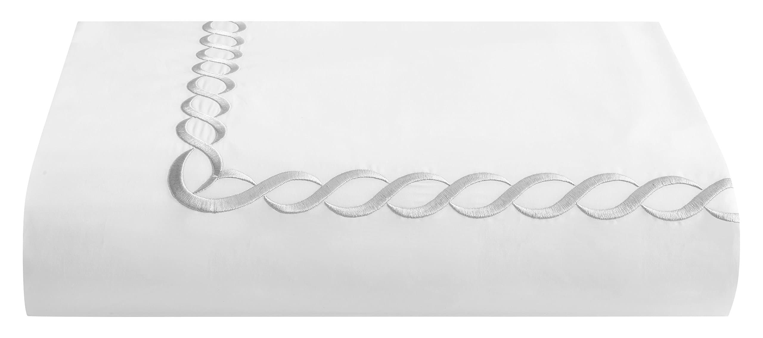 Catena Bedding Collection King Duvet, SILVER