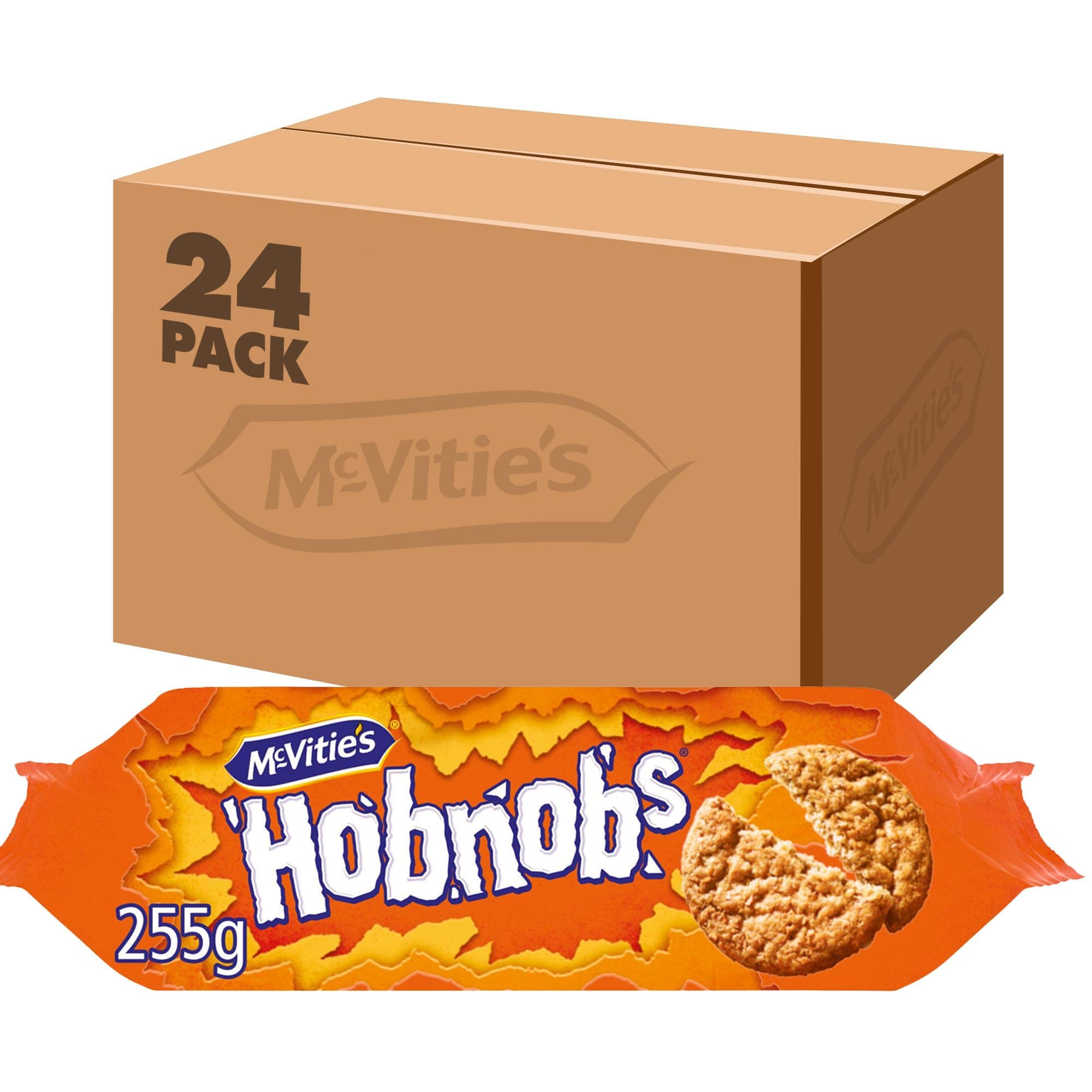 Hobnobs Biscuits The Oaty One, 255g (24 Pack)